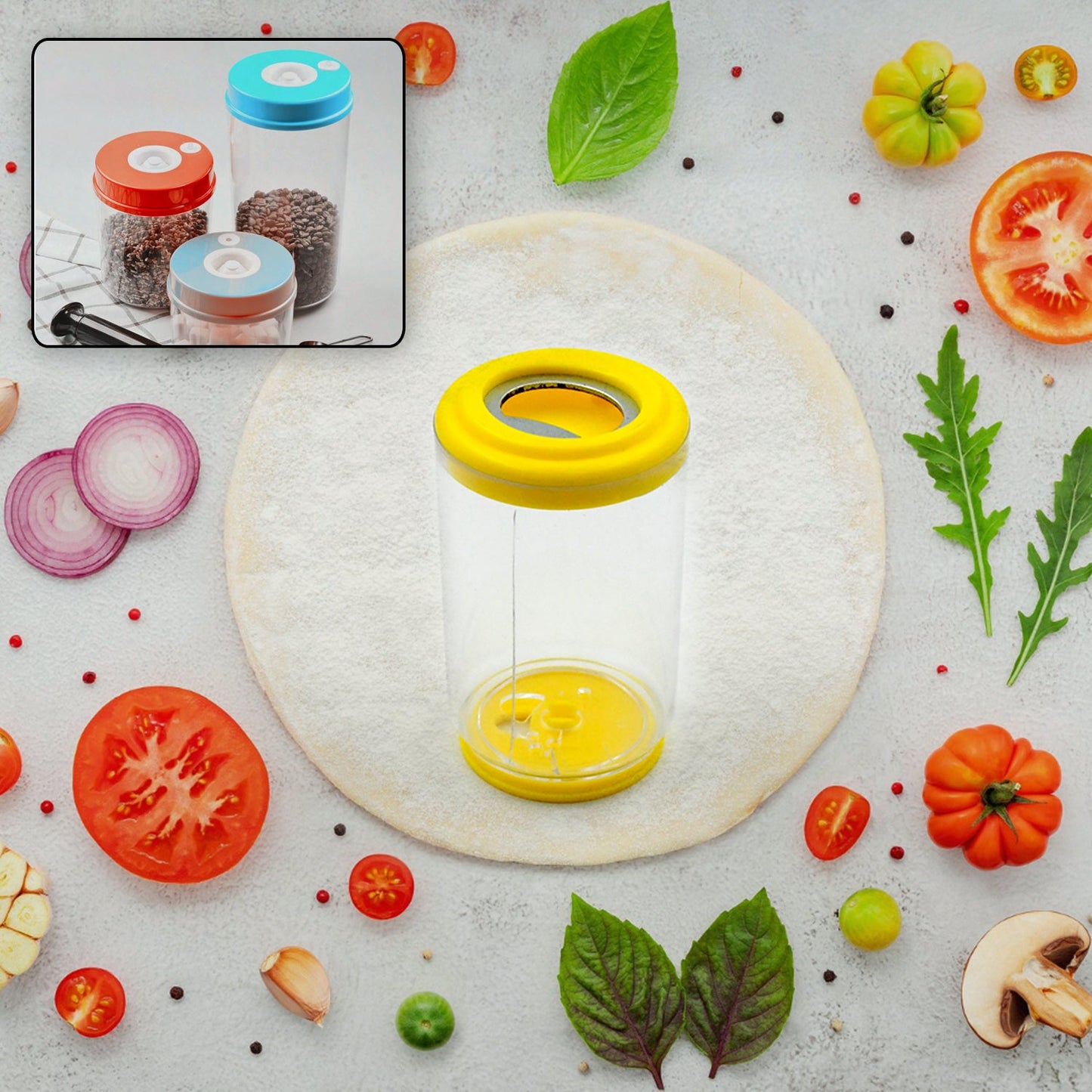 A compact salt dispenser bottle with an integrated bottle opener, perfect for kitchen use.