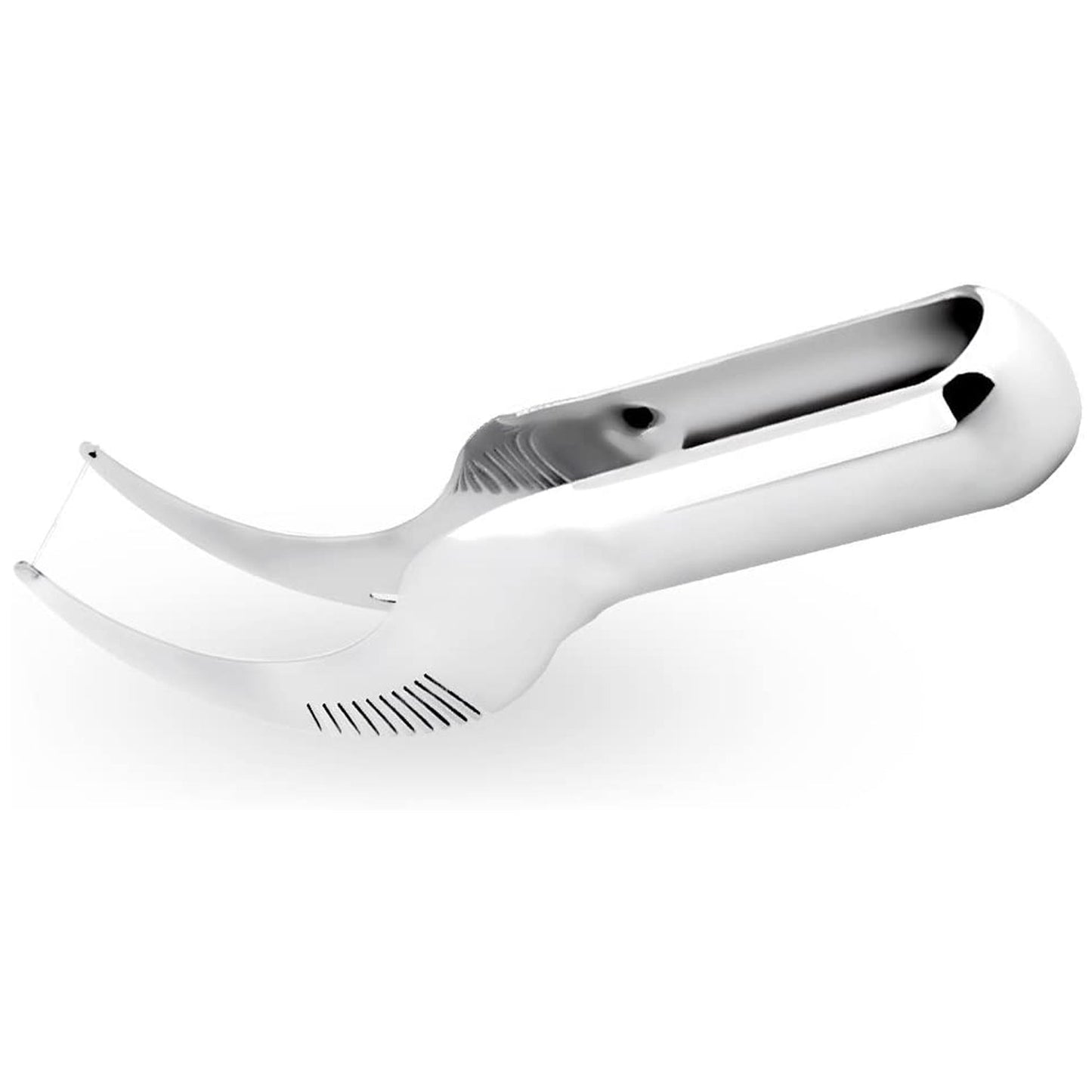 Multi-purpose watermelon slicer demonstrating its ability to create uniform pieces.