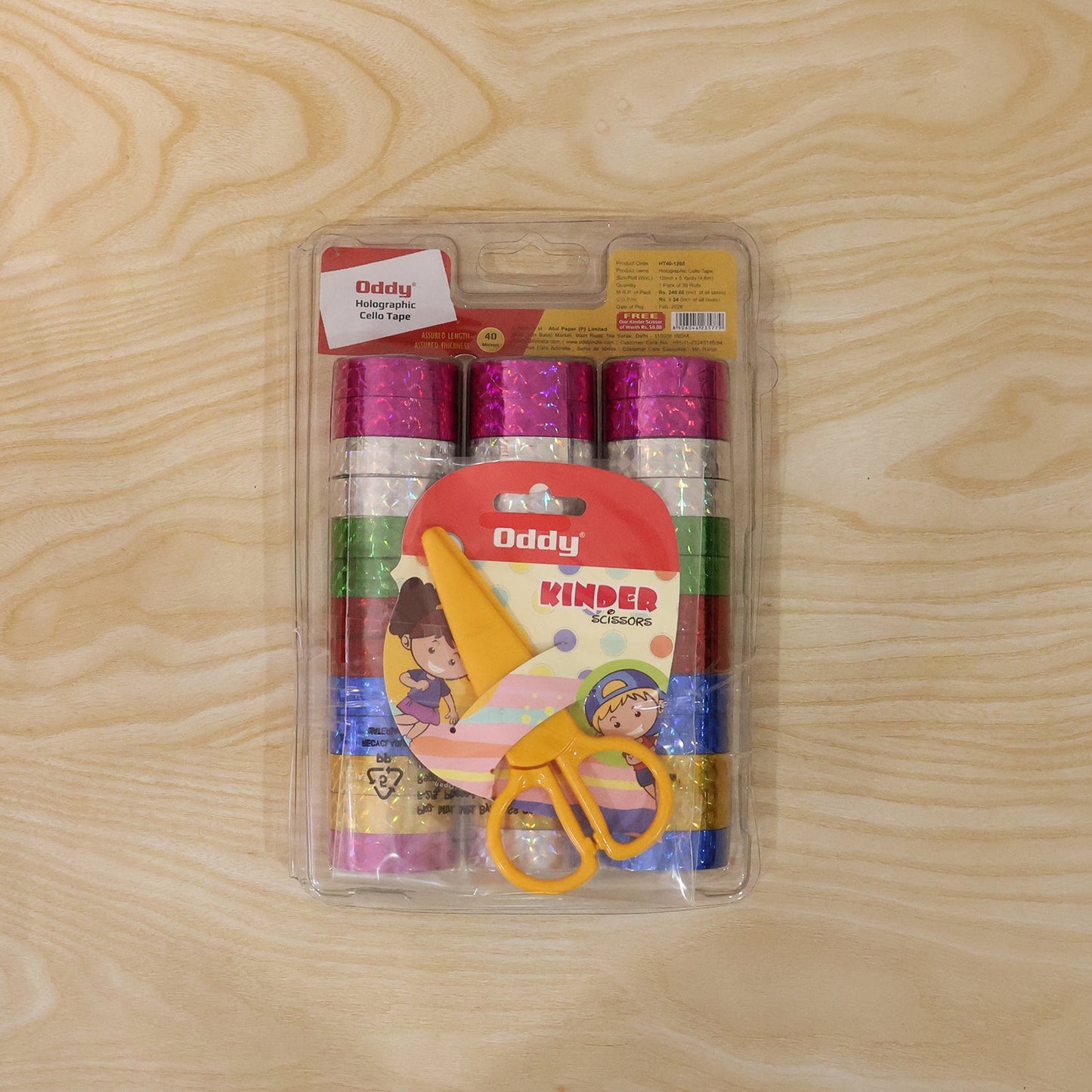 Creative holographic craft tapes for arts and crafts