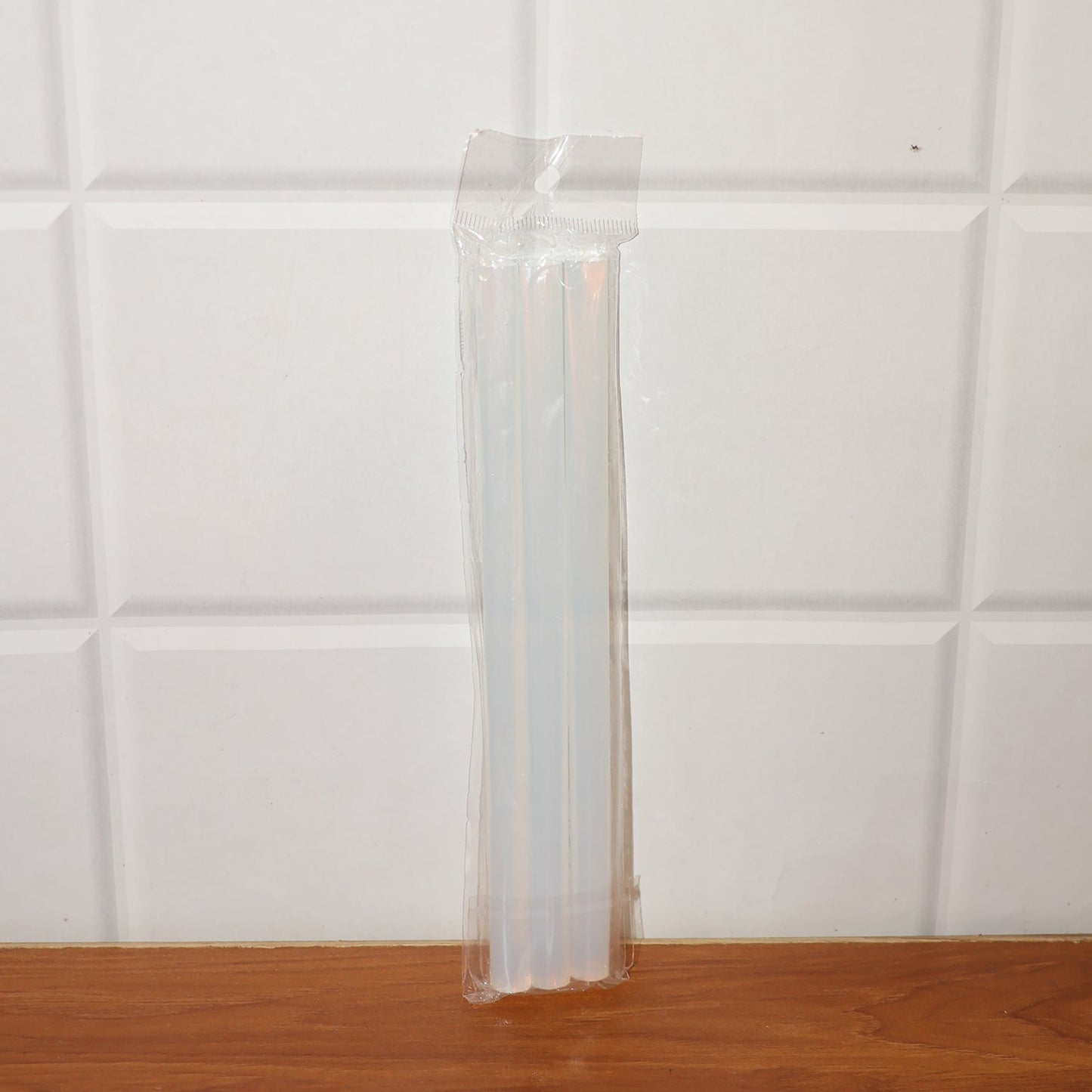 Three-pack hot melt glue sticks for glue guns, 20 cm each