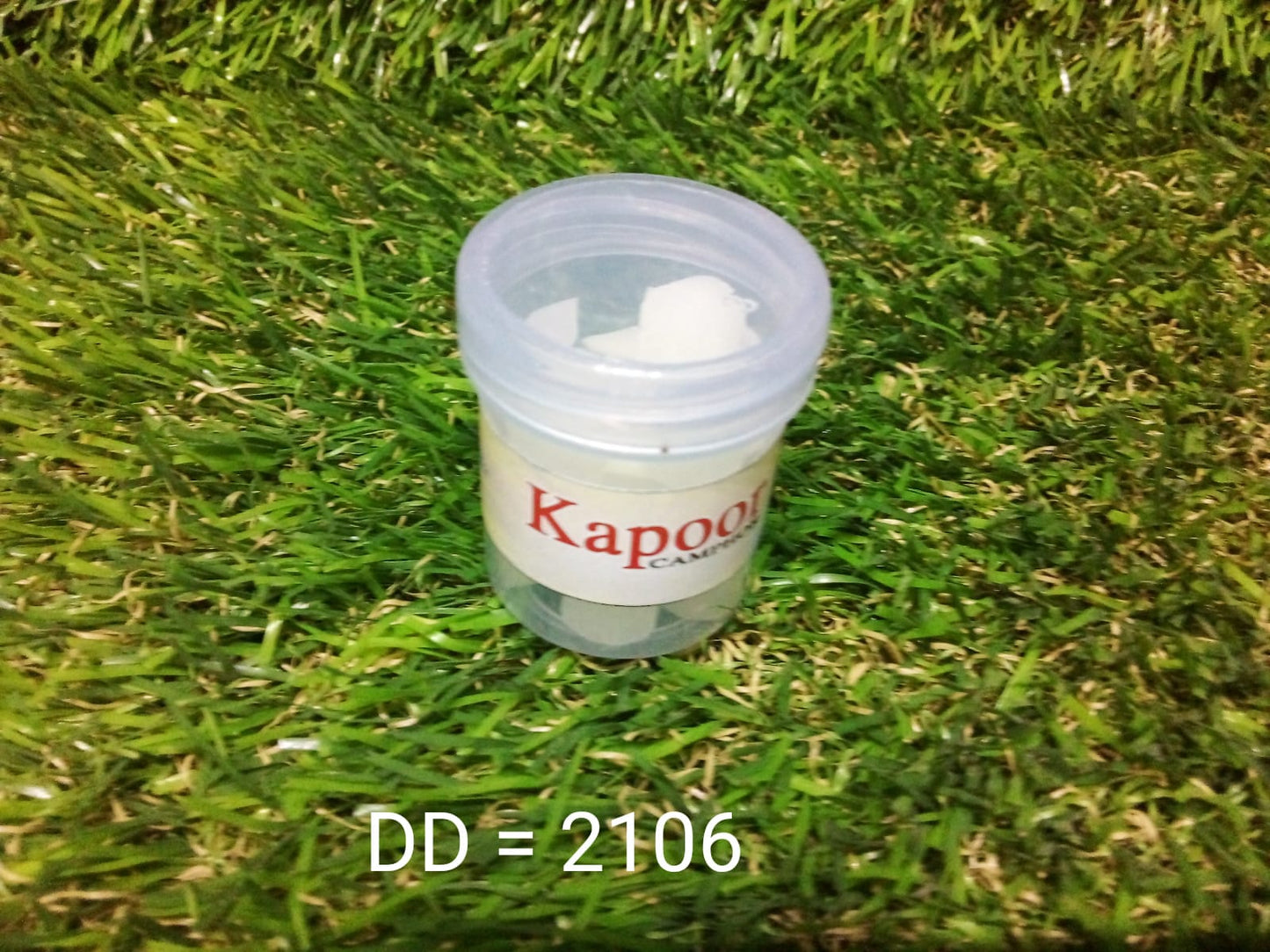 Display of Pure Kapoor Tablets, promoting peace and spiritual well-being.