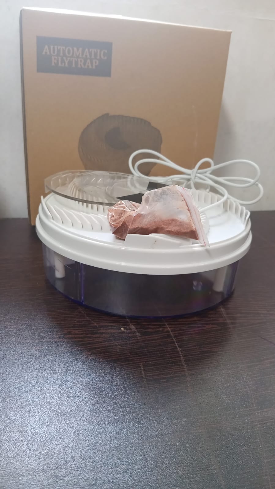 Eco-friendly electric insect catcher, demonstrating its safe, chemical-free operation.