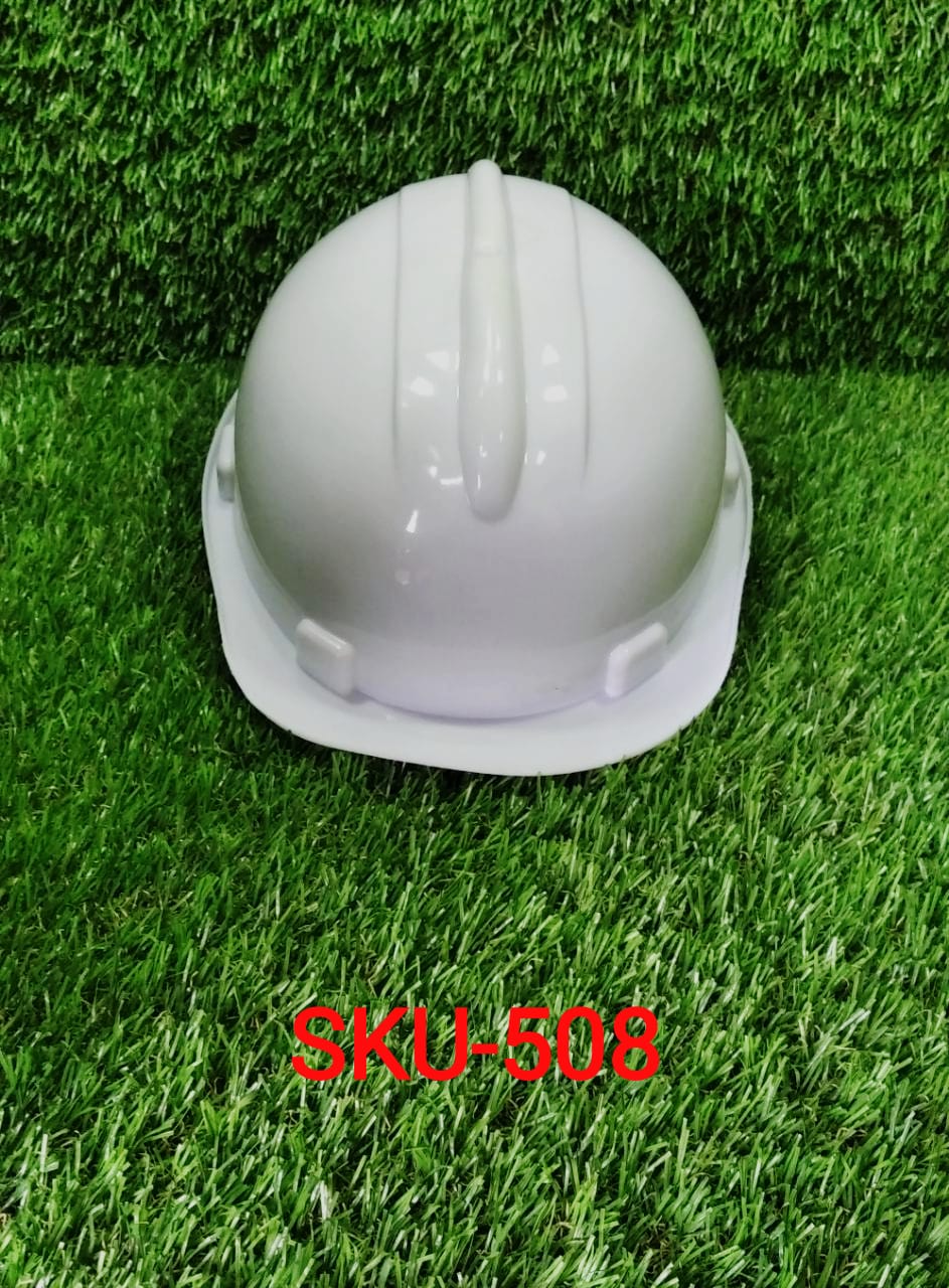 Industrial safety helmet with a strong shell, built to offer superior anti-smashing protection for workers.