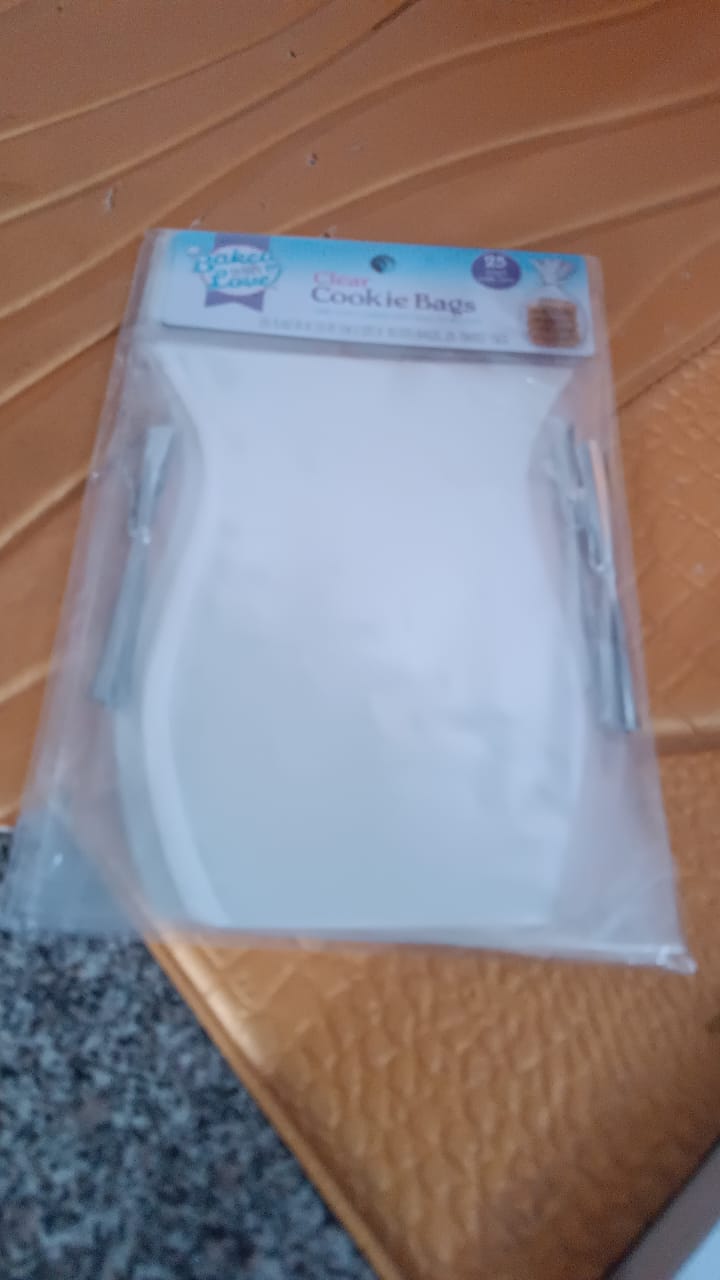Collection of clear flat treat bags ideal for food and gift wrapping