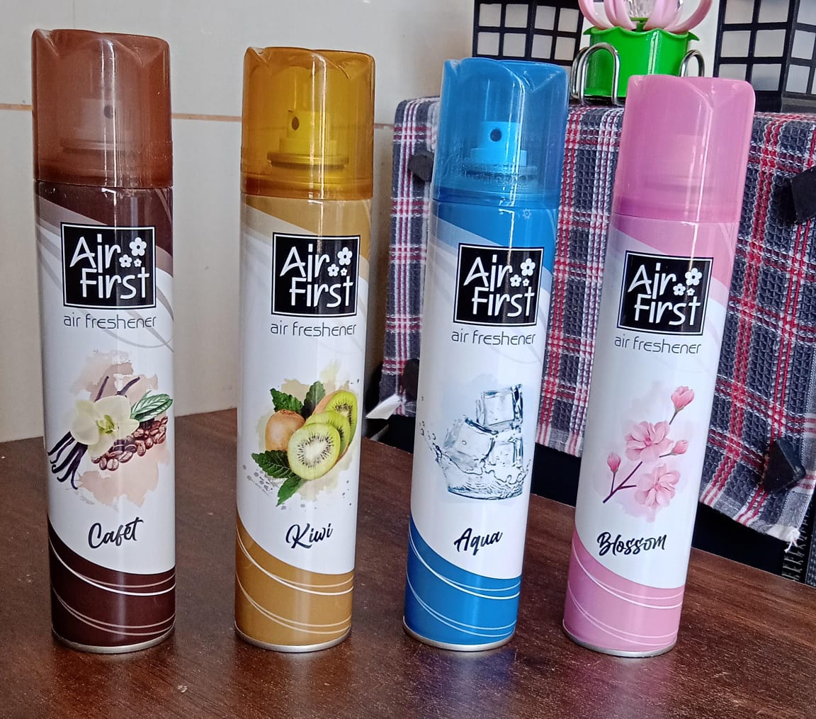 Assortment of Air Freshener Spray bottles, ideal for multiple rooms or gifting.