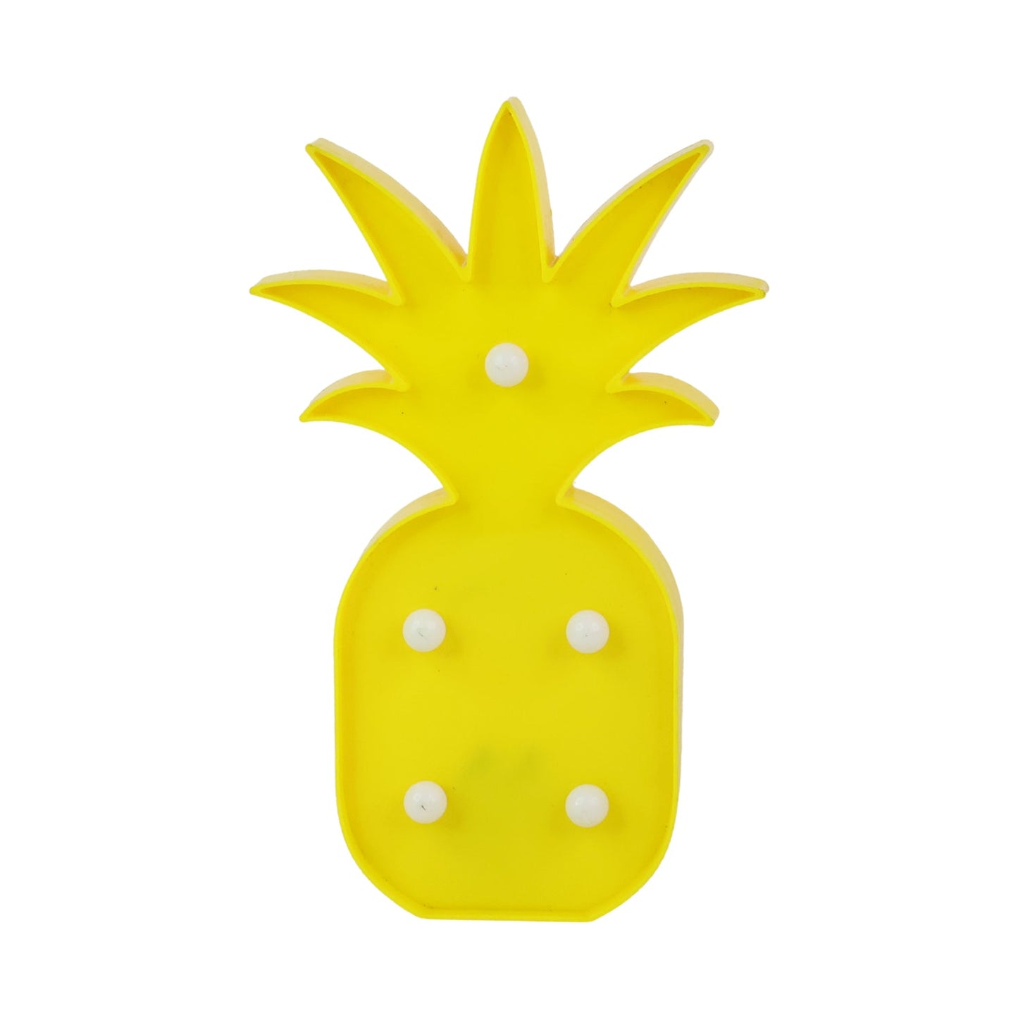Decorative pineapple LED night light portable for table or shelf