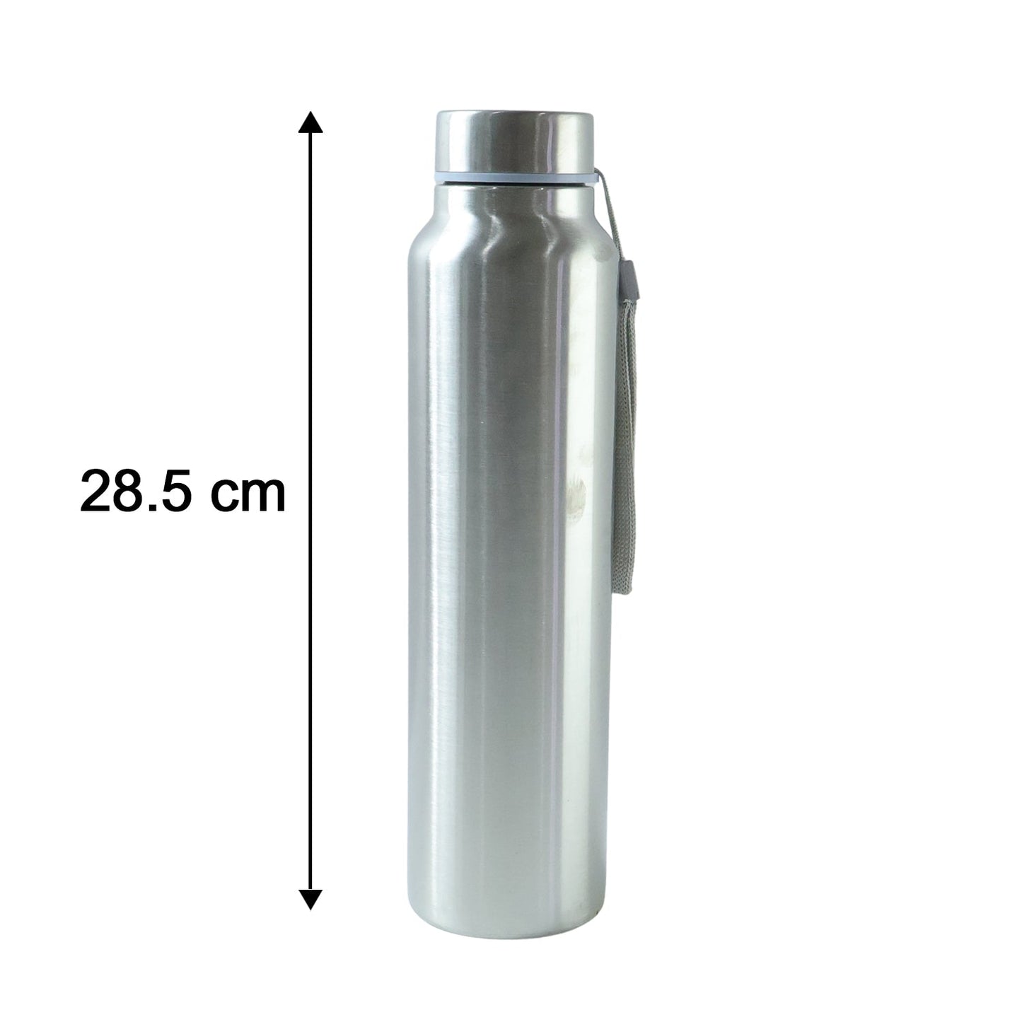 Size comparison of stainless steel water bottles