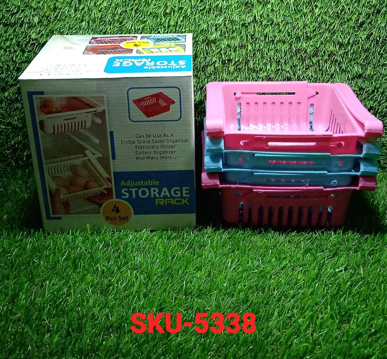 Practical view of the fridge storage baskets organizing food inside a refrigerator.