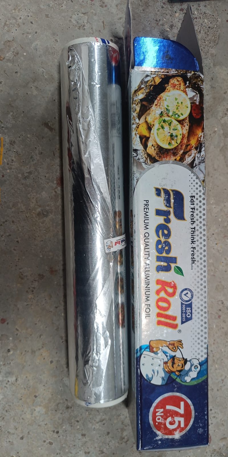High-quality aluminum foil roll, essential for every Indian kitchen.