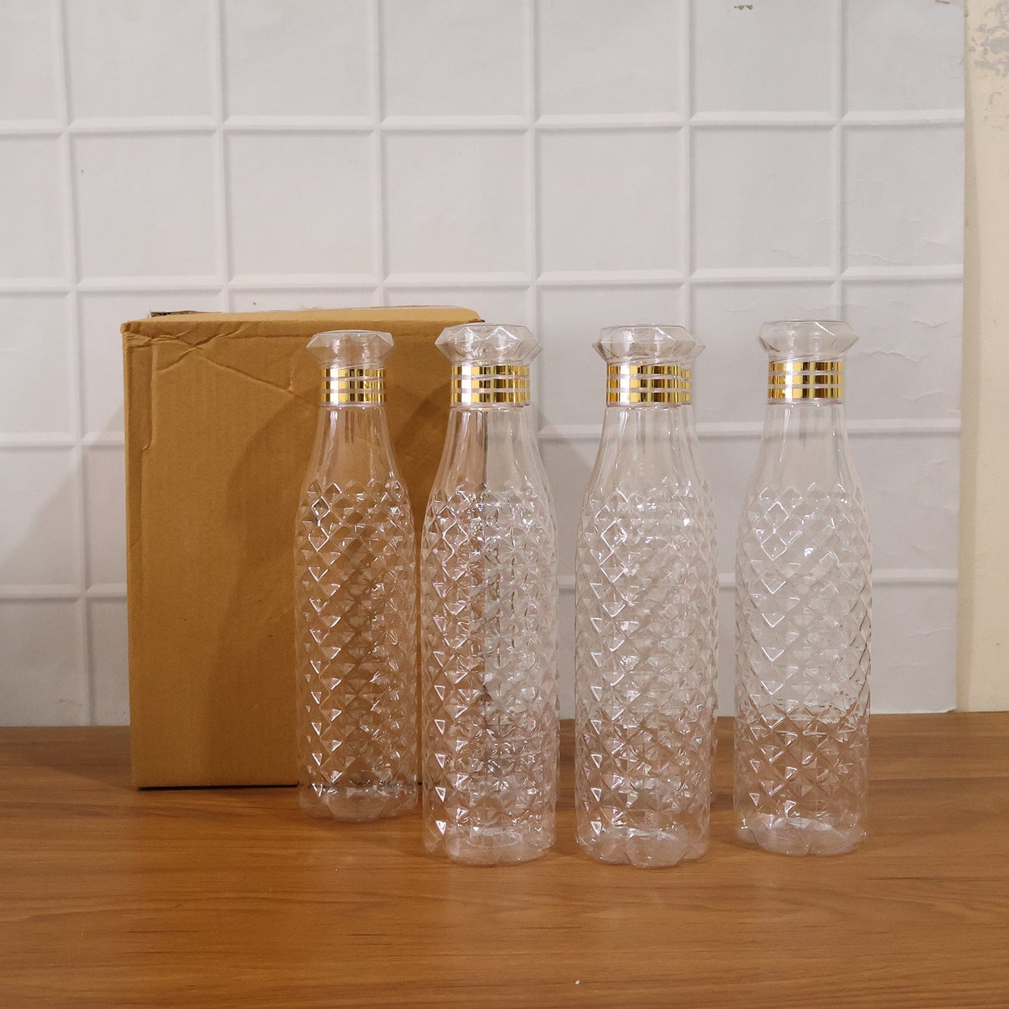 Plastic water bottle for versatile beverage storage