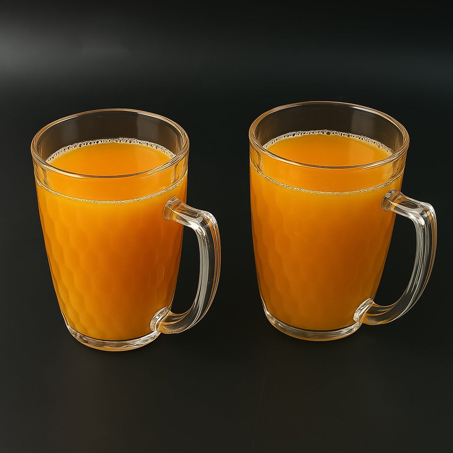 Two 400ml Apex Mocktail Mugs showcasing their sleek transparent design