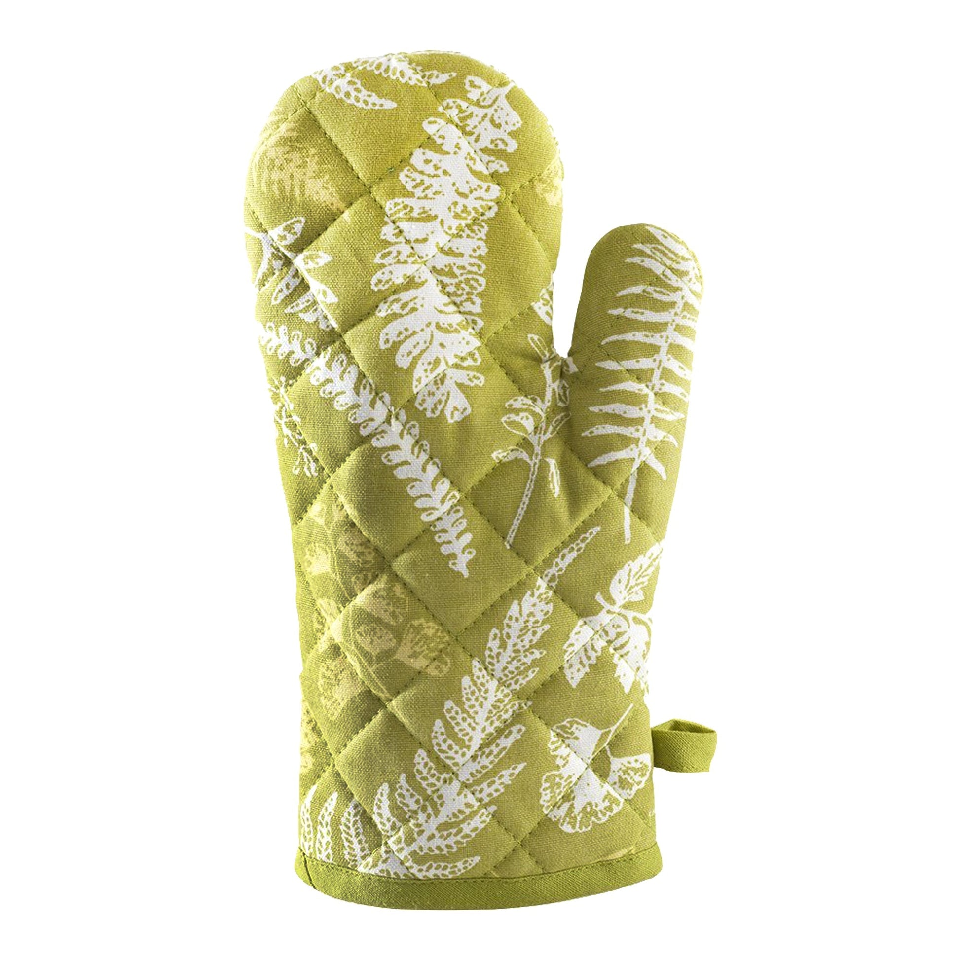 Close-up of the textured grip on the cotton Heat Proof Oven Glove.