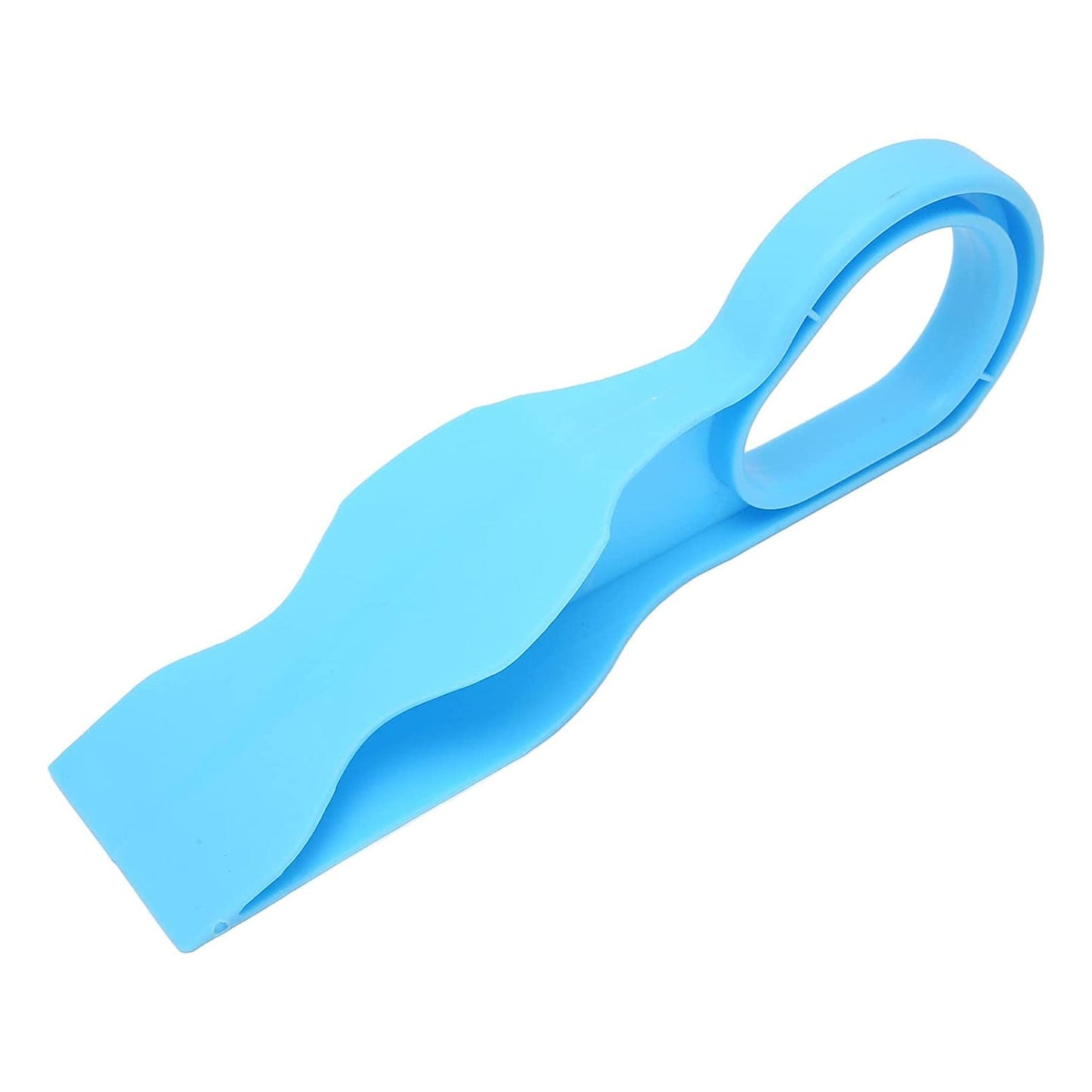 Side view of the ergonomic mattress lifter tool showcasing its design.