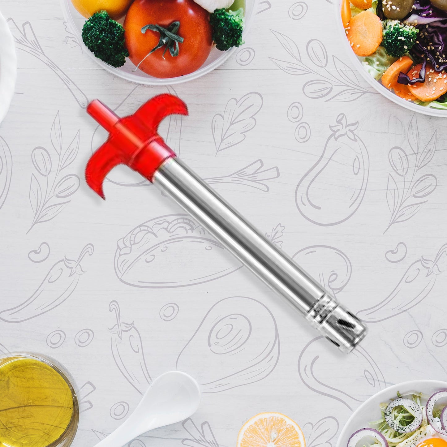 Reliable kitchen gas lighter with a sleek stainless steel body for efficient use.