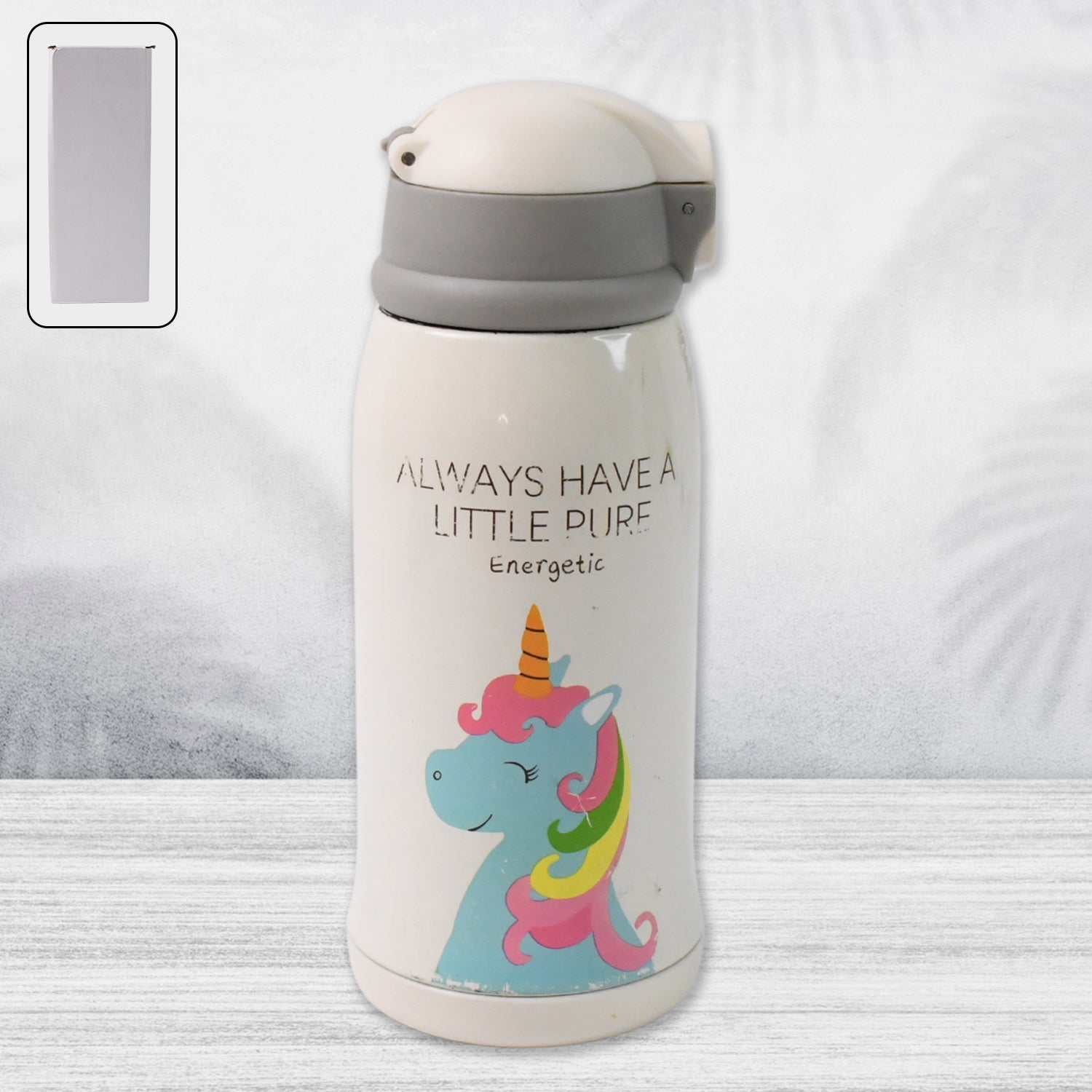 Hydro Elite stainless steel vacuum-insulated water bottle front view