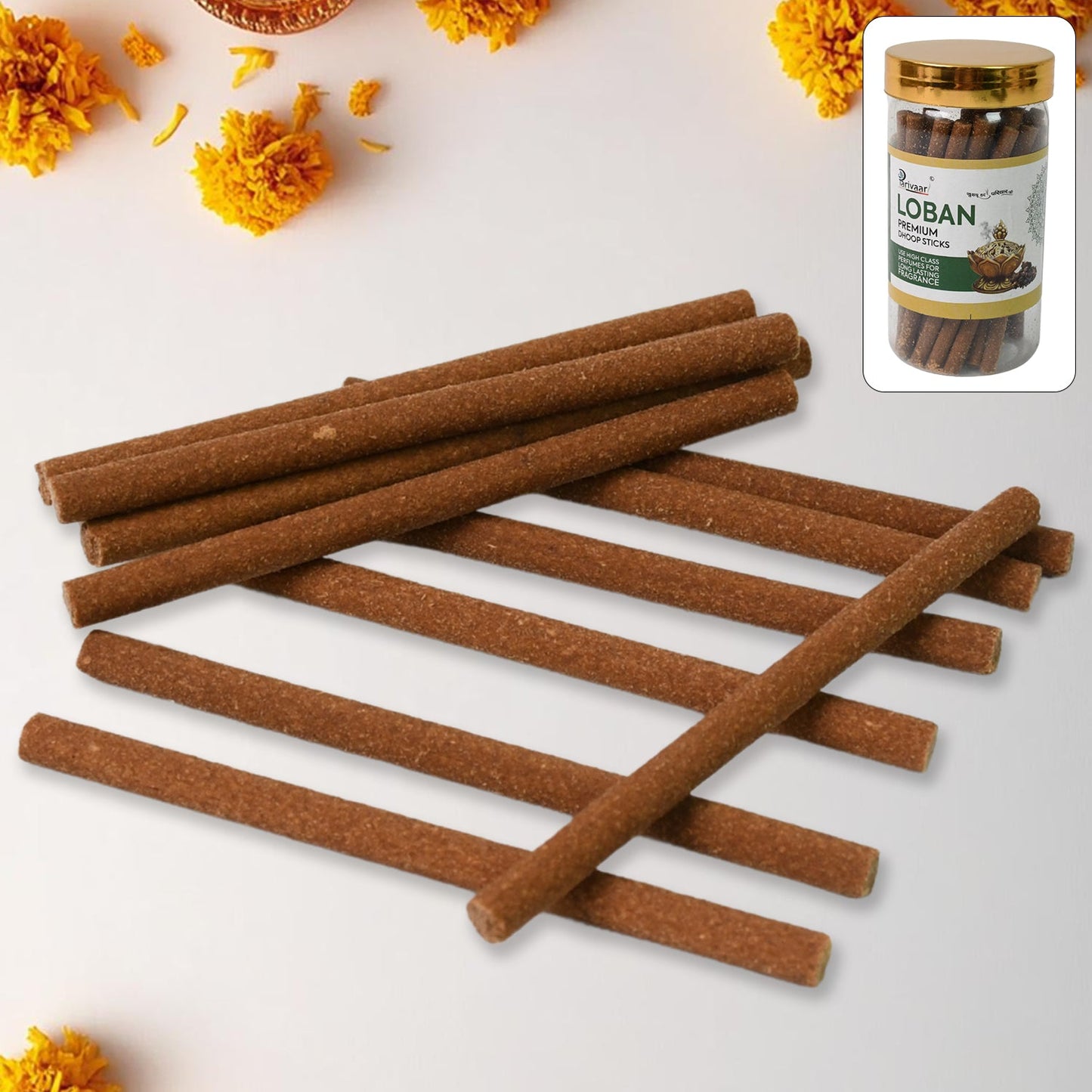 Loban Dhoop Sticks 100g pack by , clearly showing the product packaging.