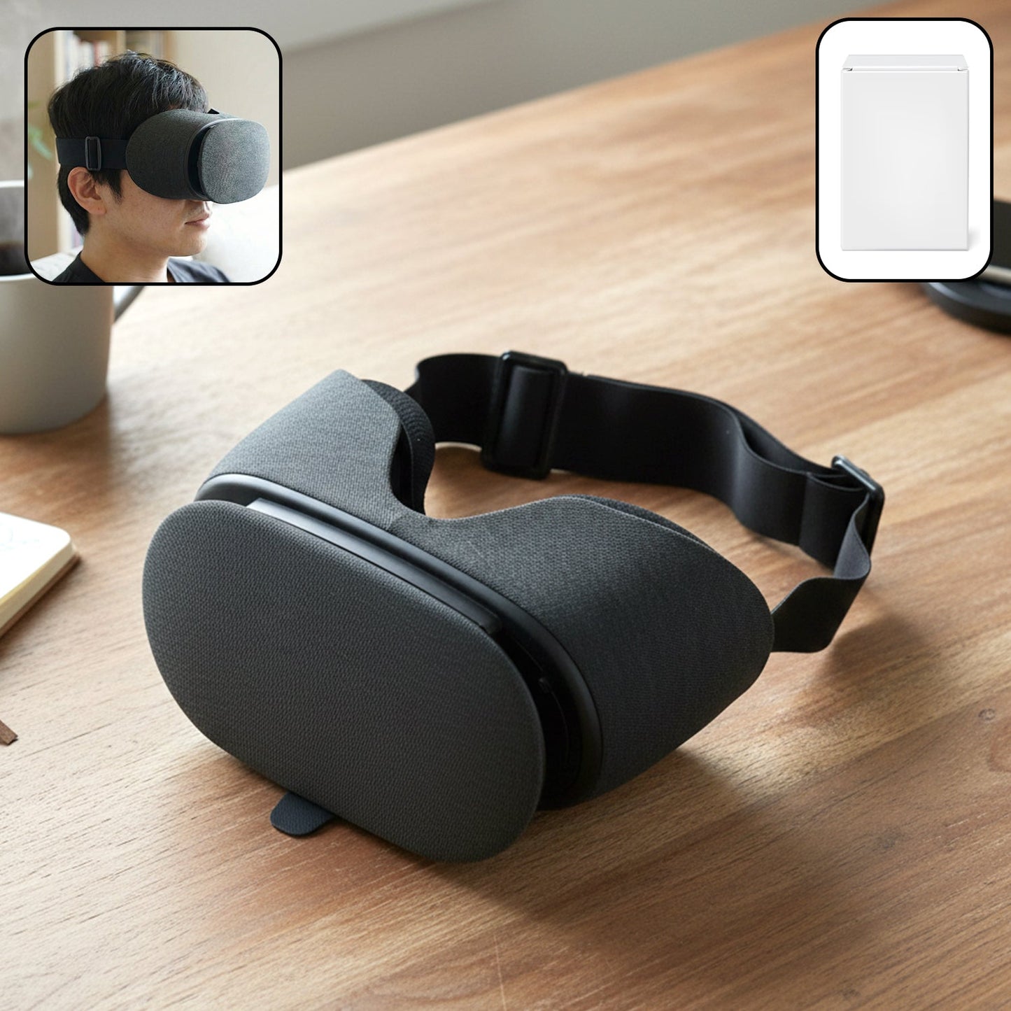 VR headset comfort eye mask cover providing soft cushioning for virtual reality sessions