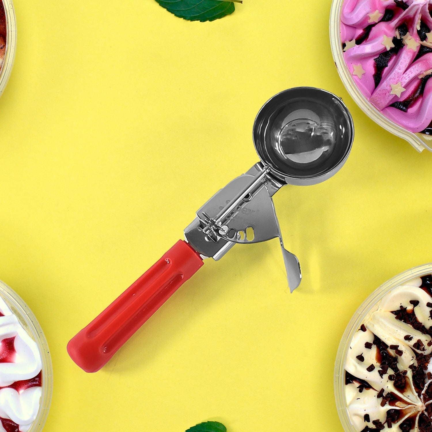 Apex Ice Cream Scoop 70 ML with stainless steel head for precise servings