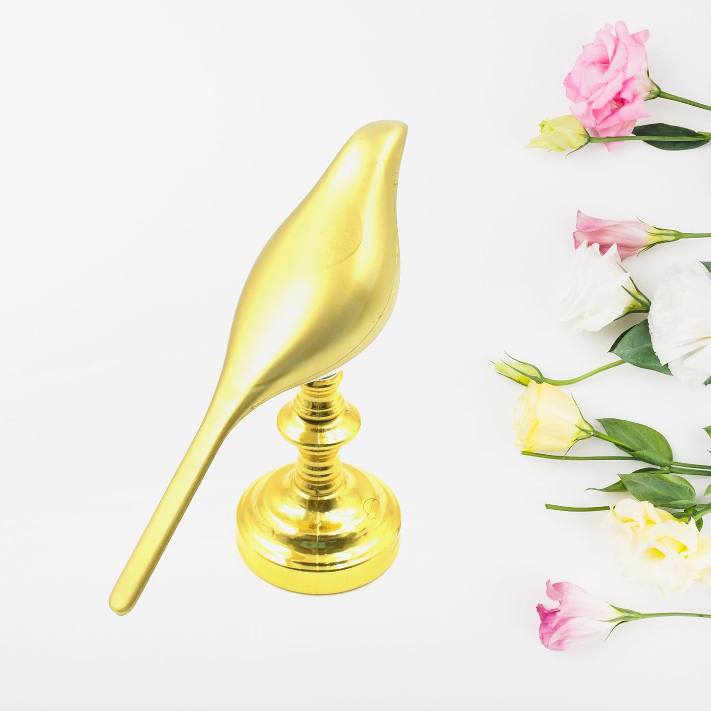 A stylish Crystal LED Table Lamp with a clear base, offering soft light and energy savings.