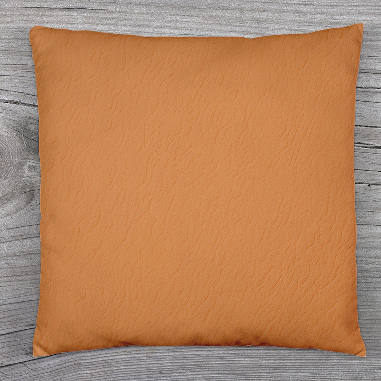 A beige couch pillow cover with an invisible zipper closure for easy use.