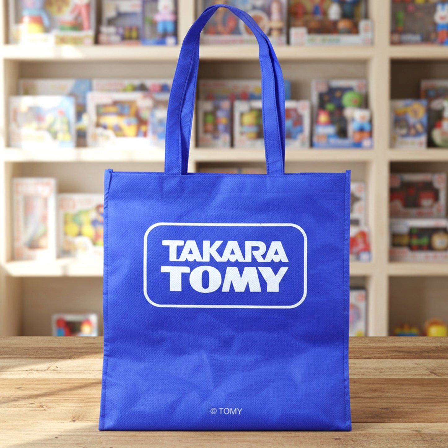 Close-up of reusable carry bag design with strong handles
