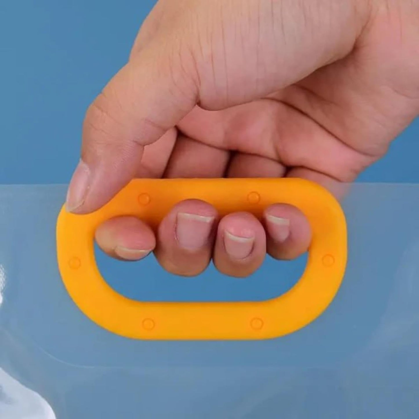 Reusable transparent food storage pouch for grains and cereals