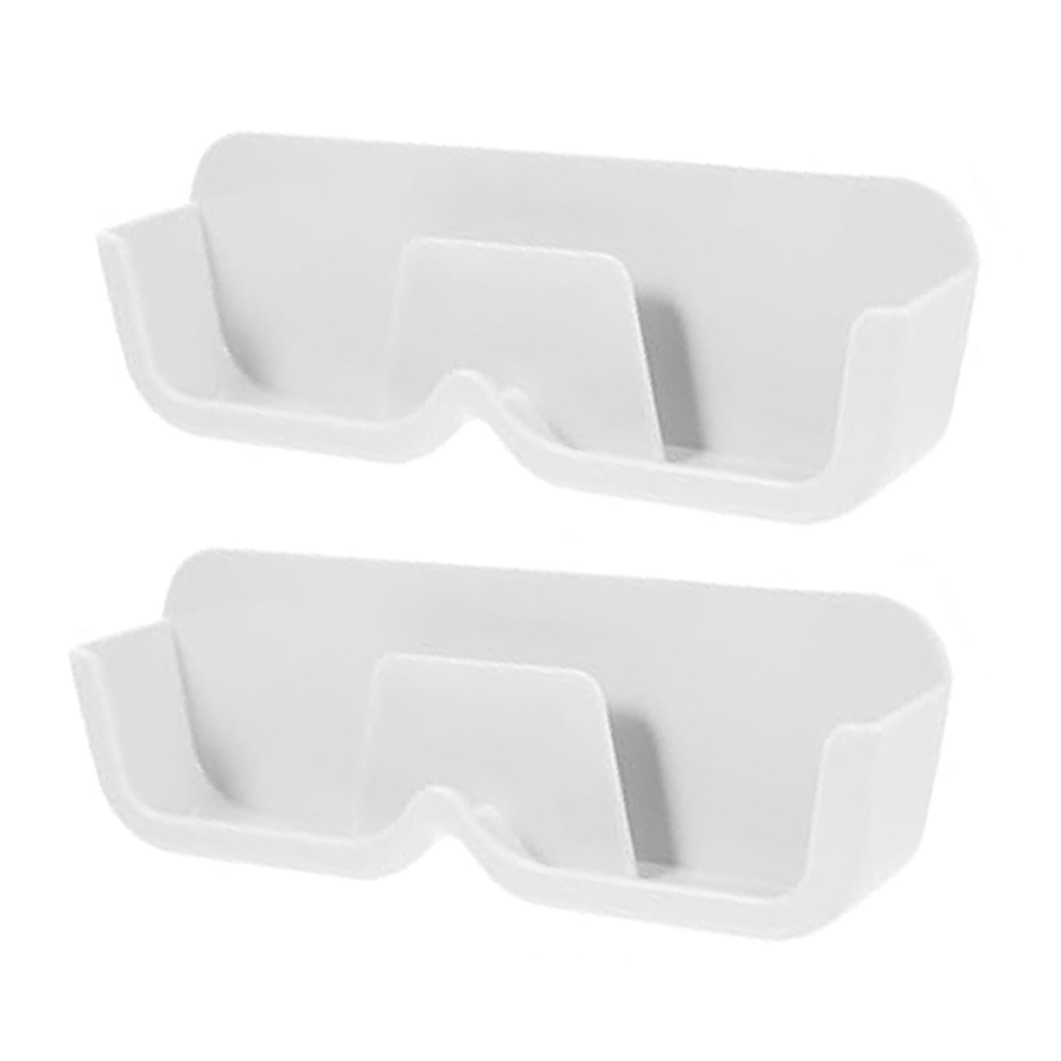 Side profile of the compact Sunglass Wall Organizer, highlighting its slim, space-saving design.