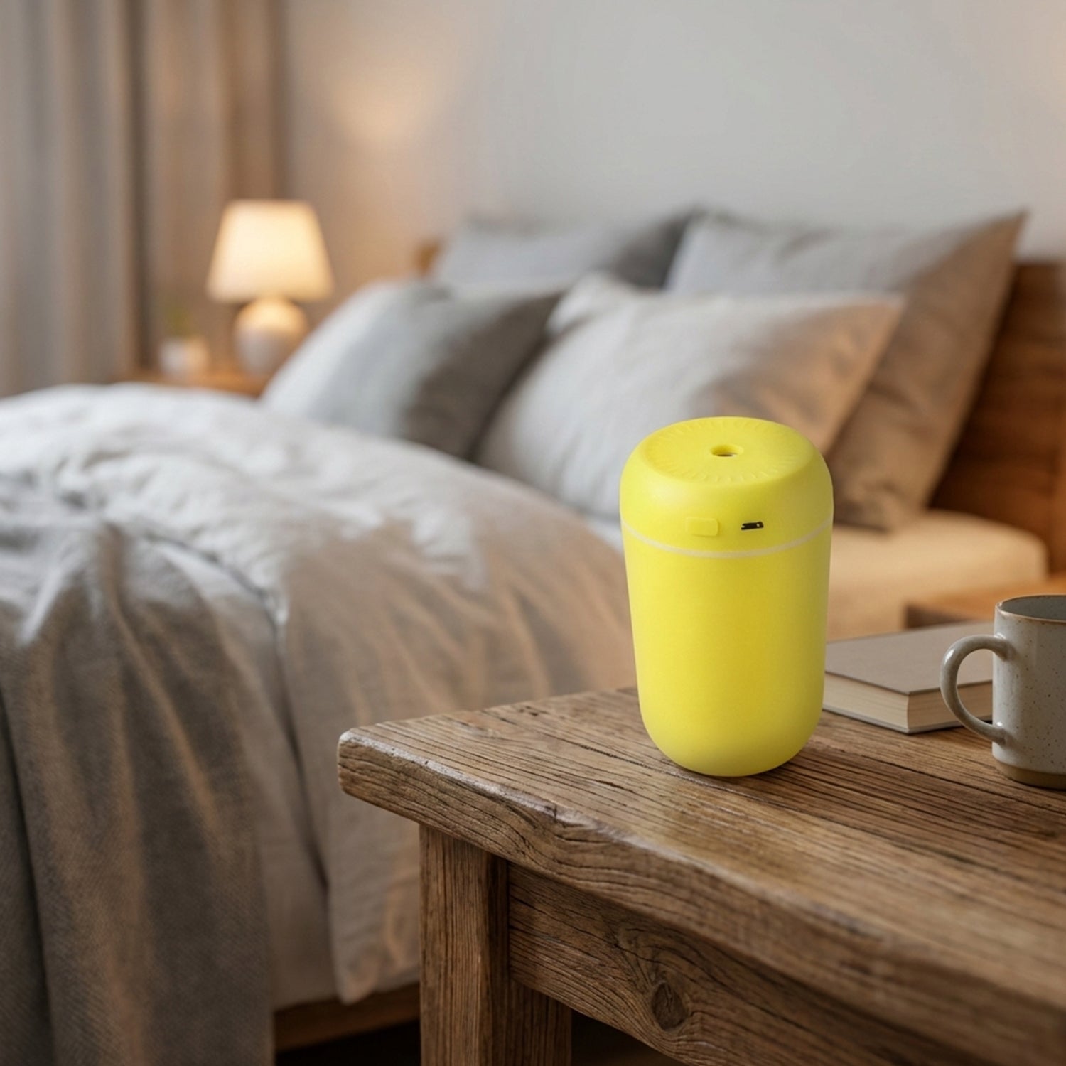 USB powered mini air humidifier for convenient mist diffusion