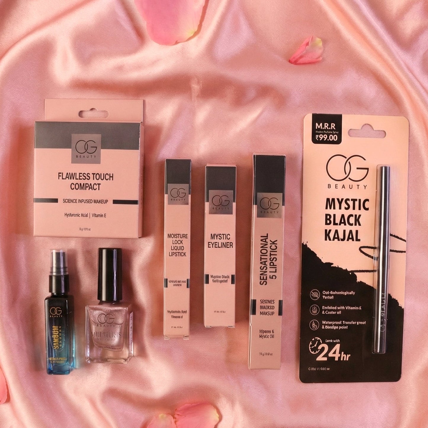 7 in 1 complete makeup combo kit with essential beauty products