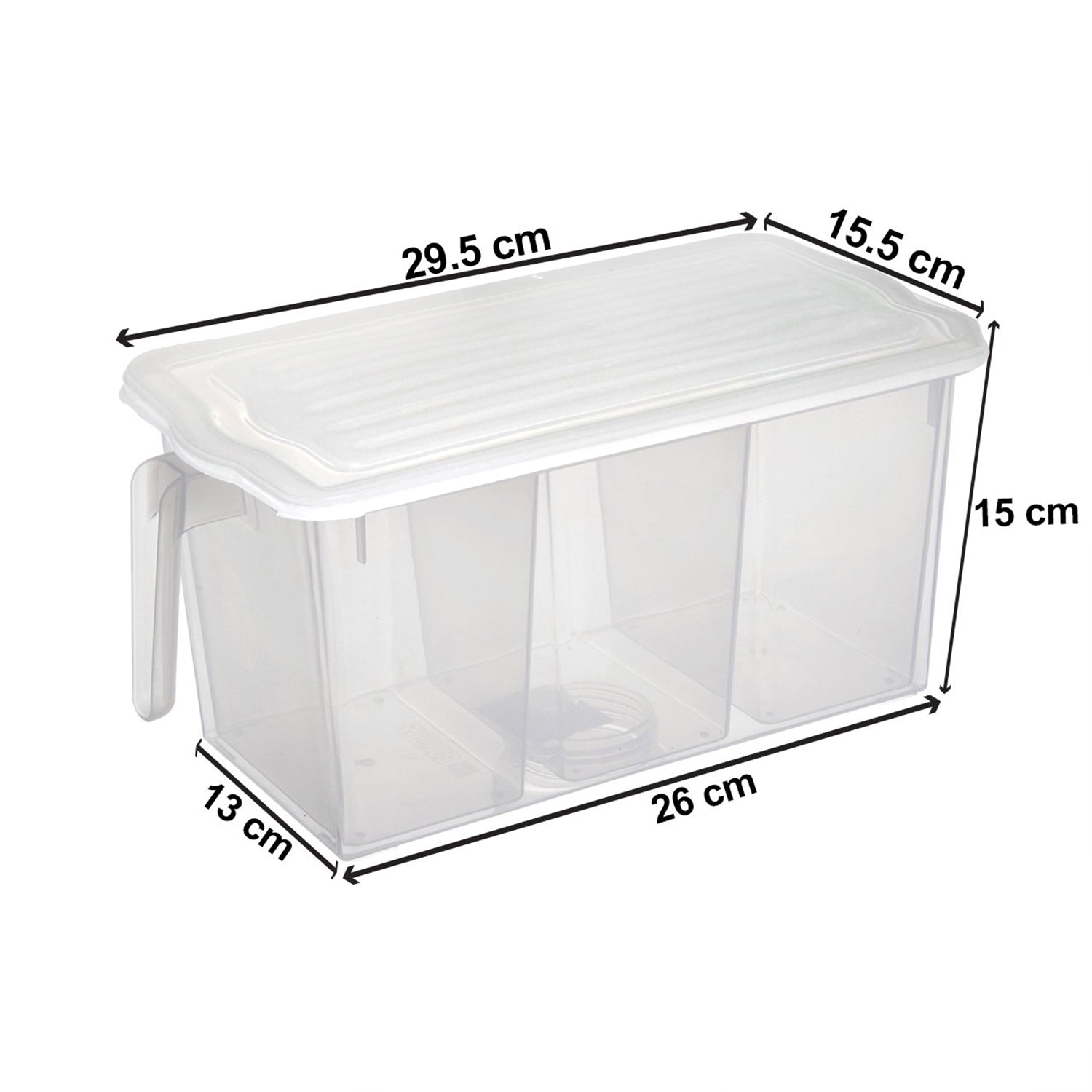 Close-up of the fresh-keeping box showing its secure airtight lid.