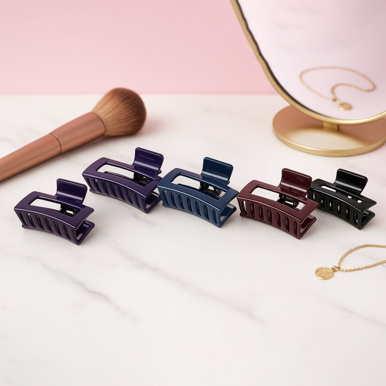 Plastic matte hair claw clip perfect for daily styling