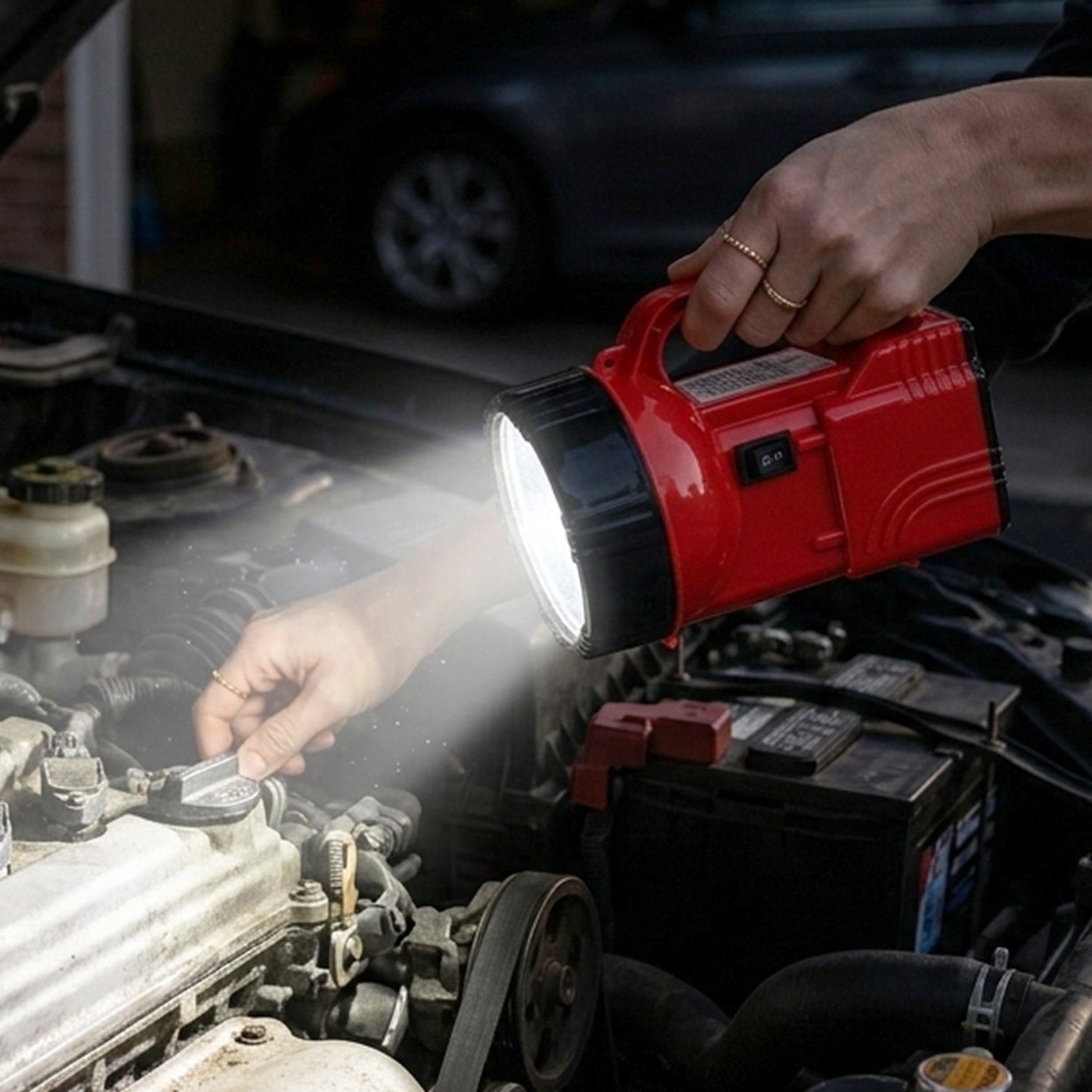 OMEGA 35W Rechargeable LED Emergency Search Light with Carry Handle