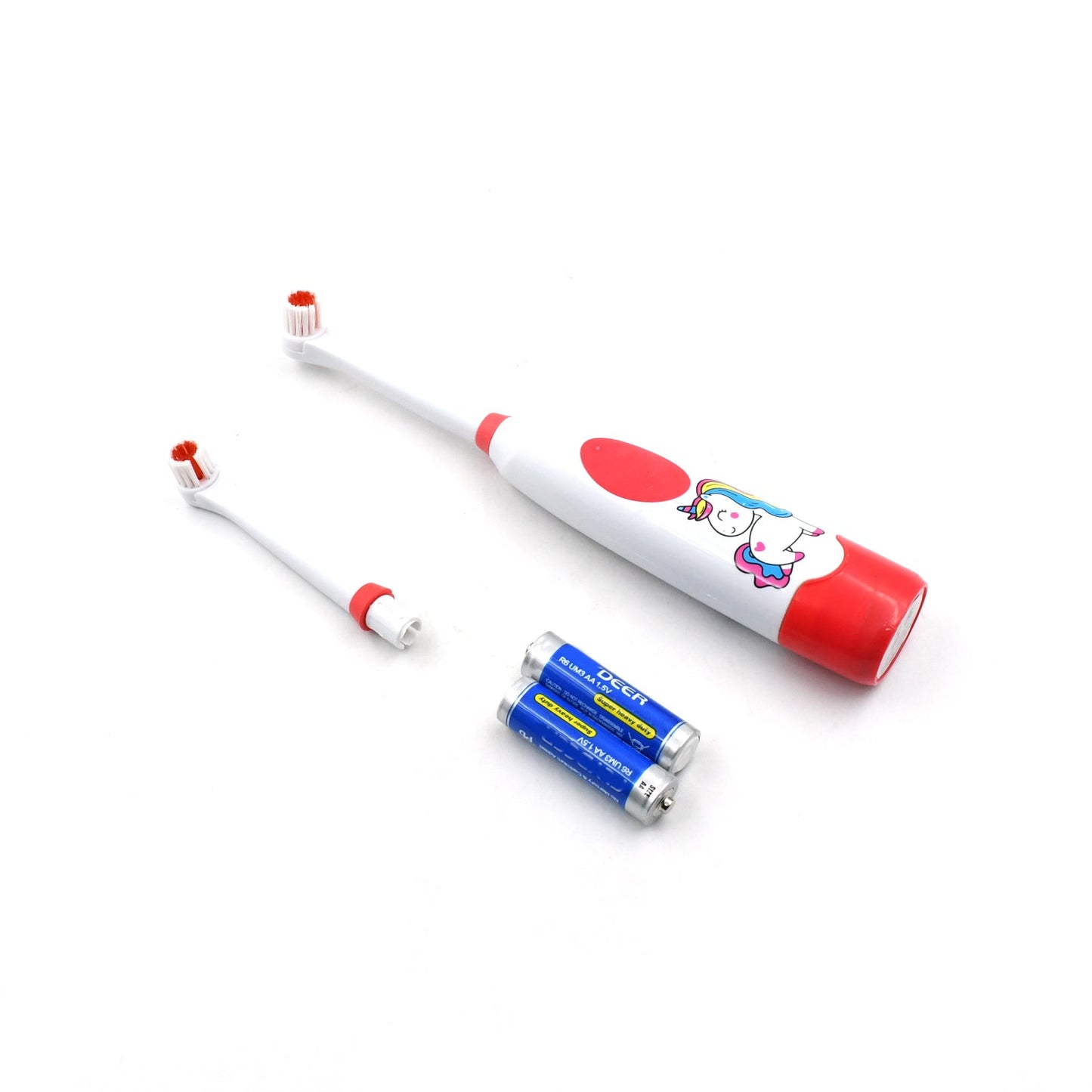 Compact electric toothbrush in hand, highlighting its ergonomic design.
