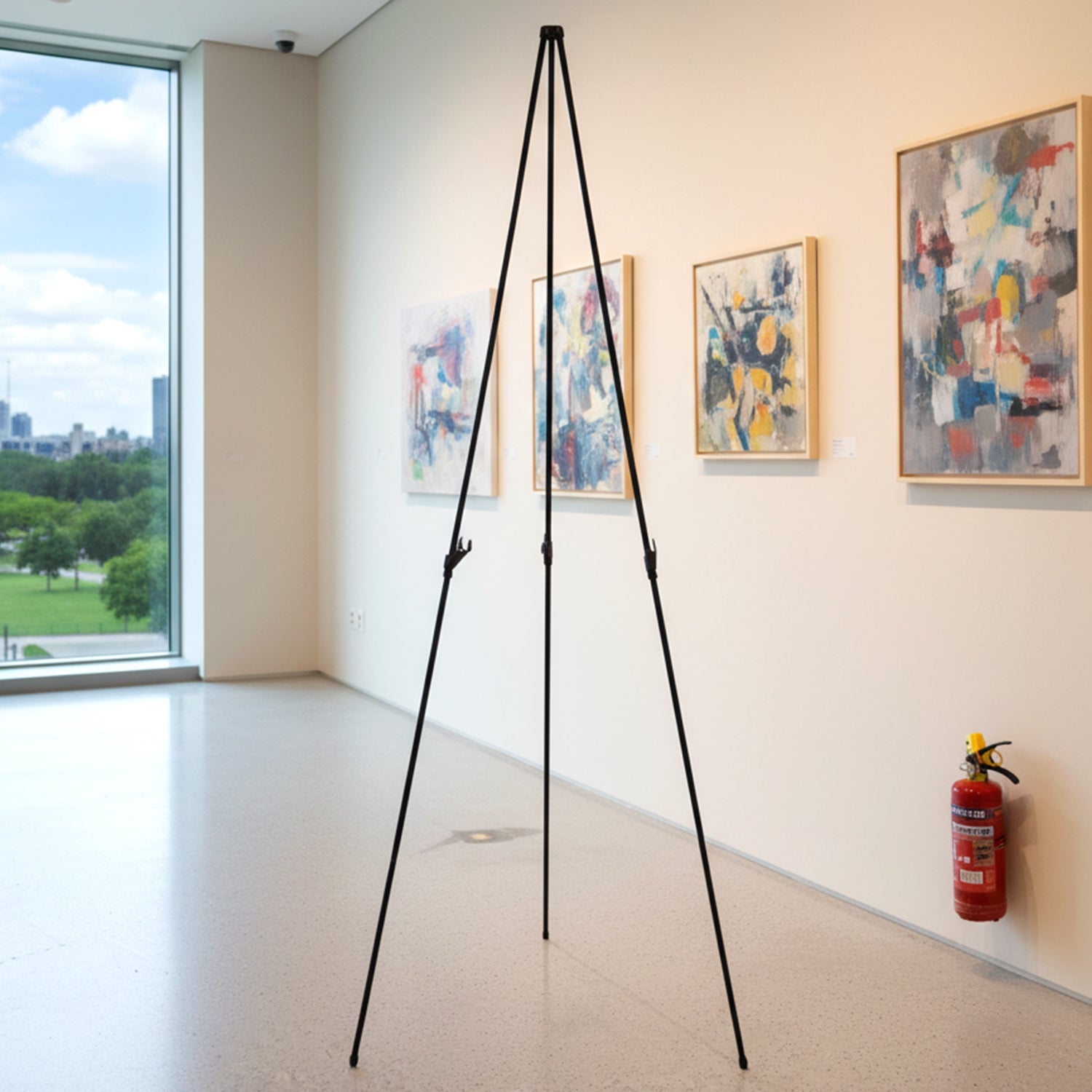 Professional metal tripod painting easel stand folding design