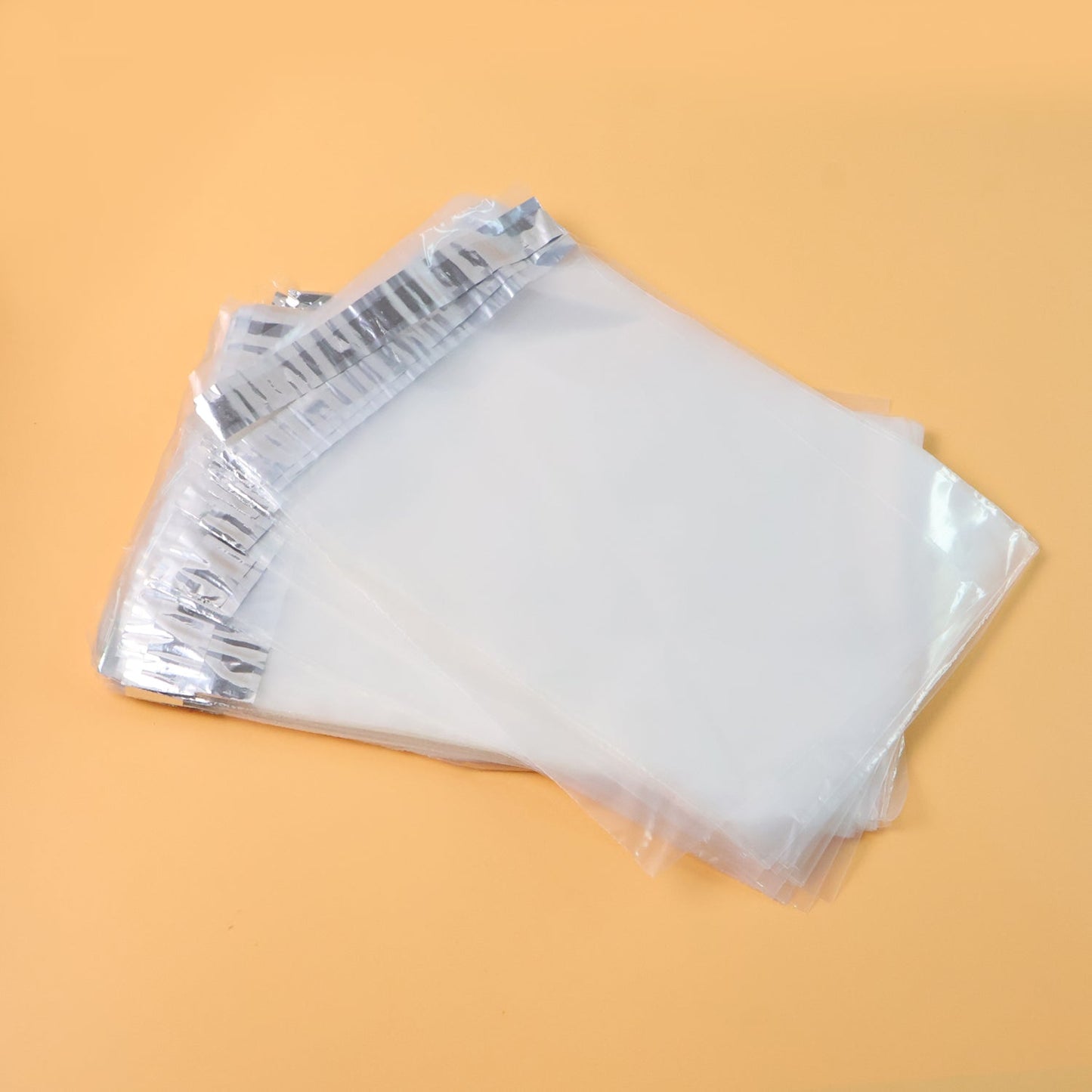Durable tear-resistant courier polybag for secure parcels
