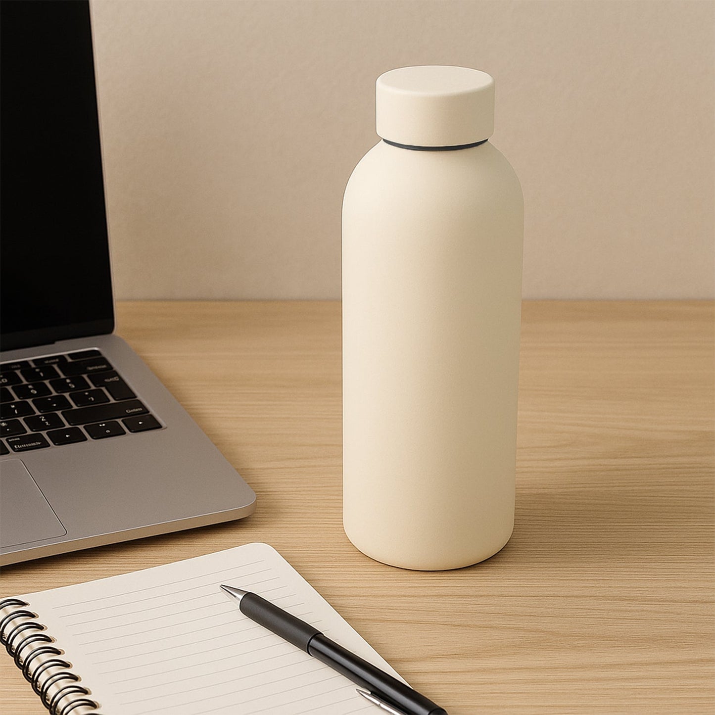 Eco-friendly stainless steel water bottle with double vacuum insulation
