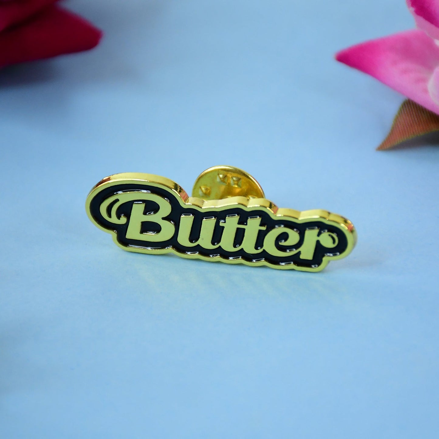 Ena Mora design metal enamel badge pin for fabric decoration