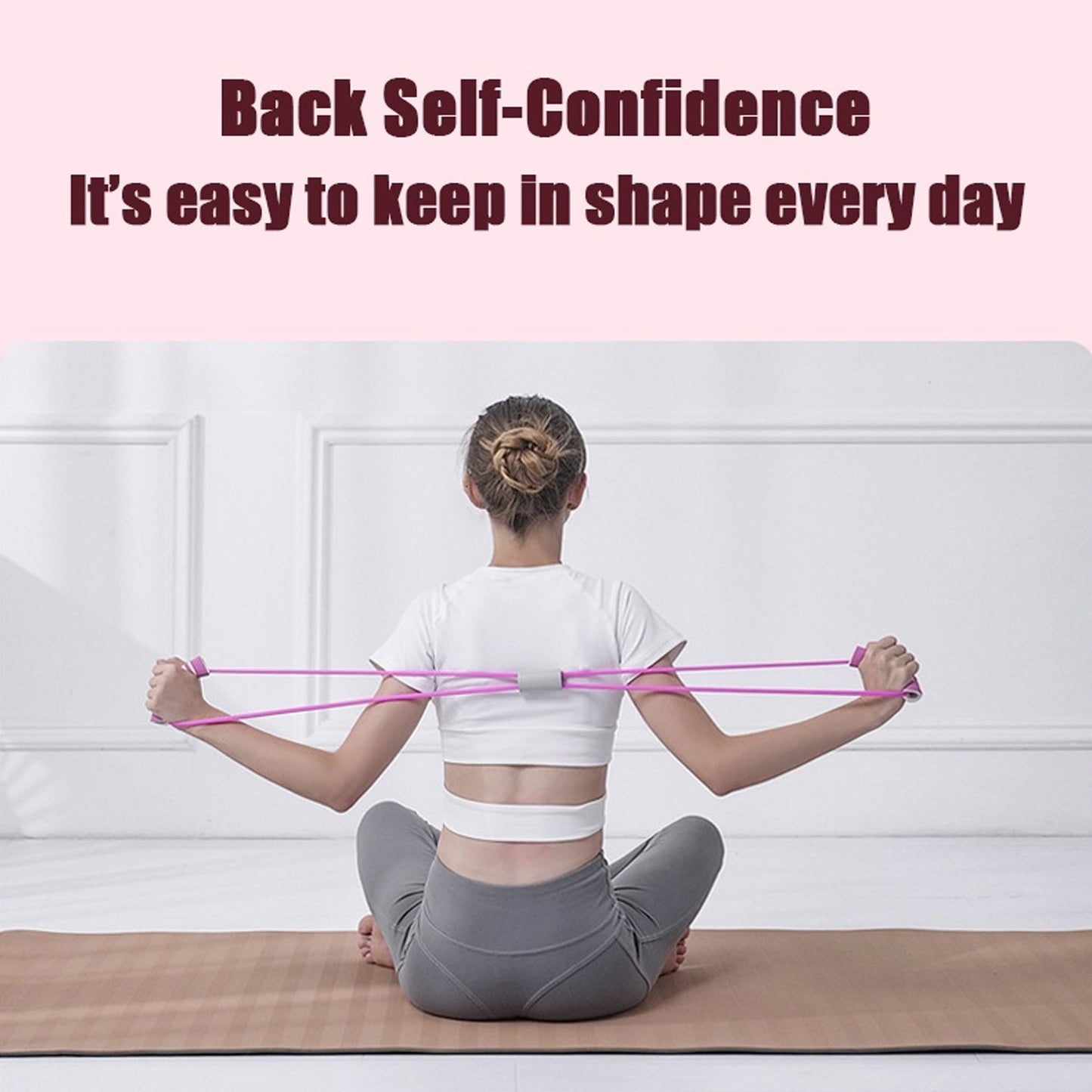 Durable resistance loop band for strengthening exercises and physical therapy.