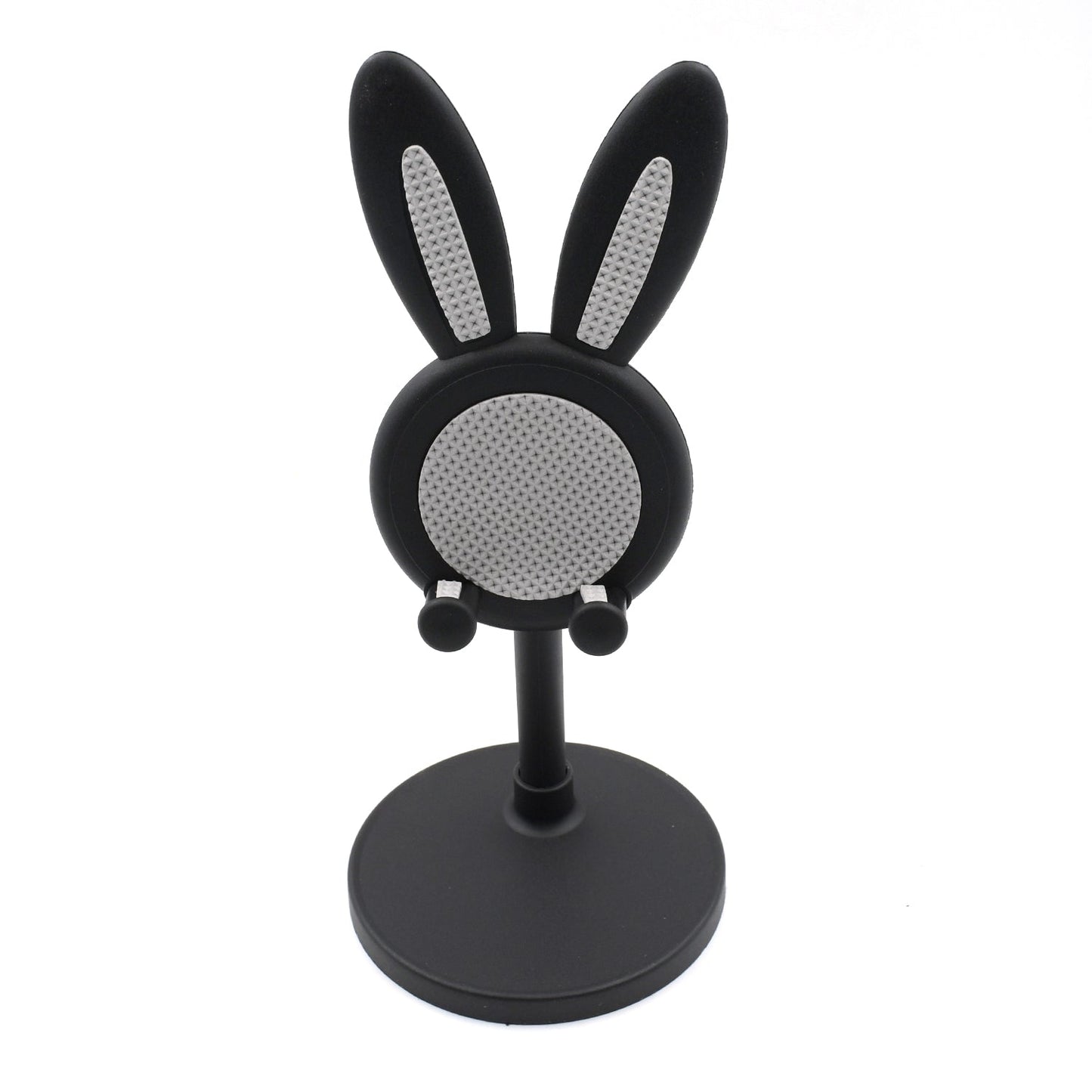 The Bunny Phone Stand in a home office setting, perfect for desk organization.