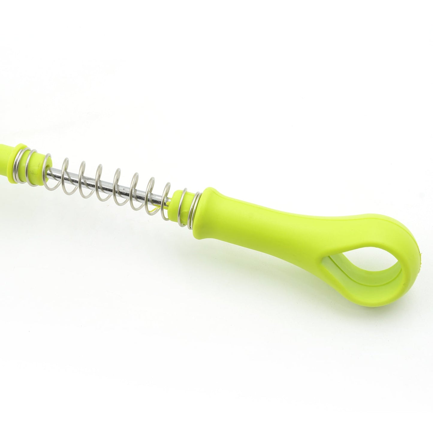 Top-down view of the potato masher, highlighting its unique perforated mashing plate.