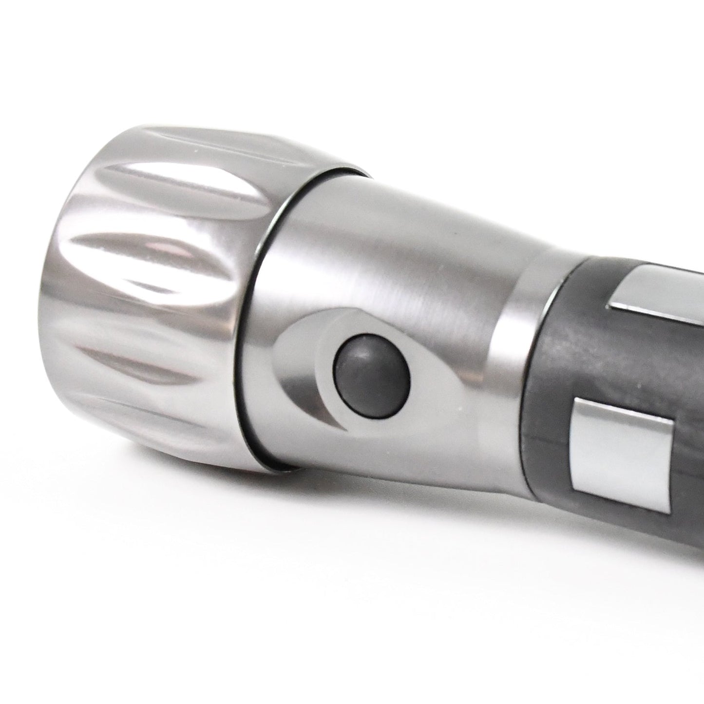Compact aluminium LED torch ideal for camping and emergencies.