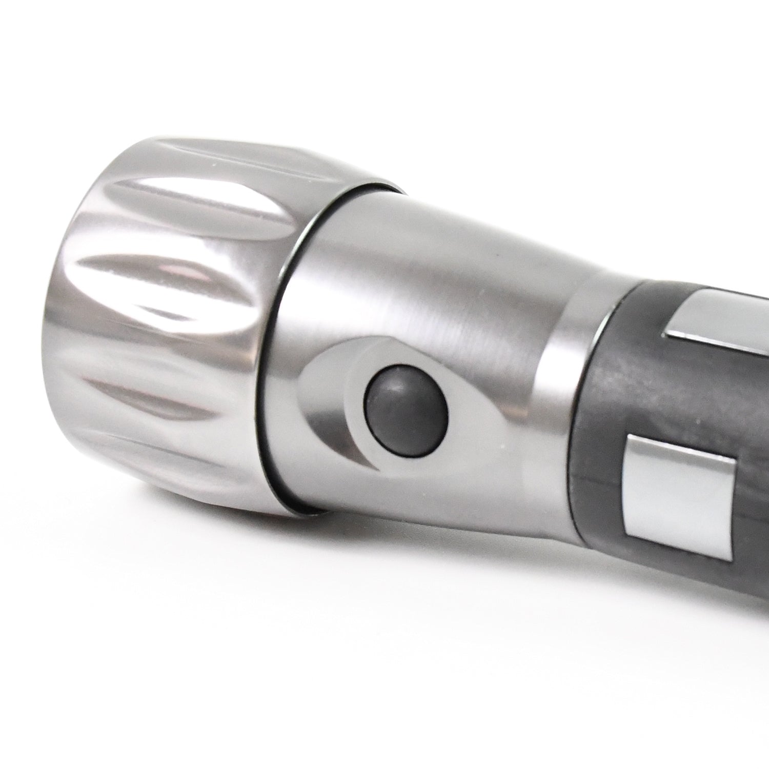 Compact aluminium LED torch ideal for camping and emergencies.