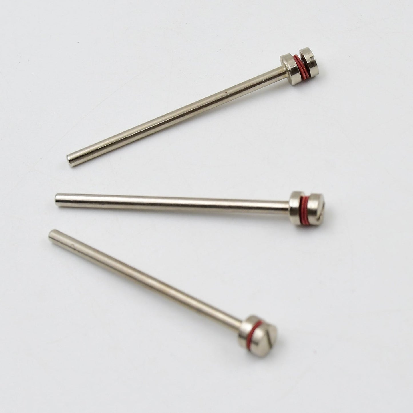 Rotary tool with an attached Cut-Off Wheel Mandrel and cutting disc, ready for use.