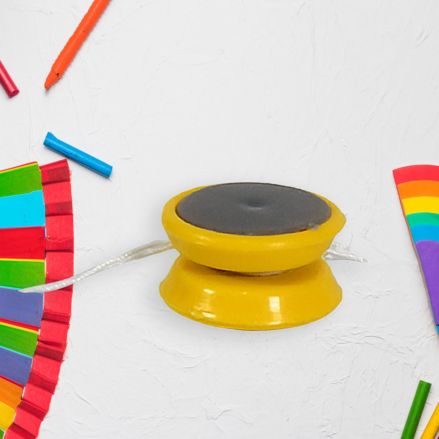 Mixed toys for kids spread out, showcasing different shapes.