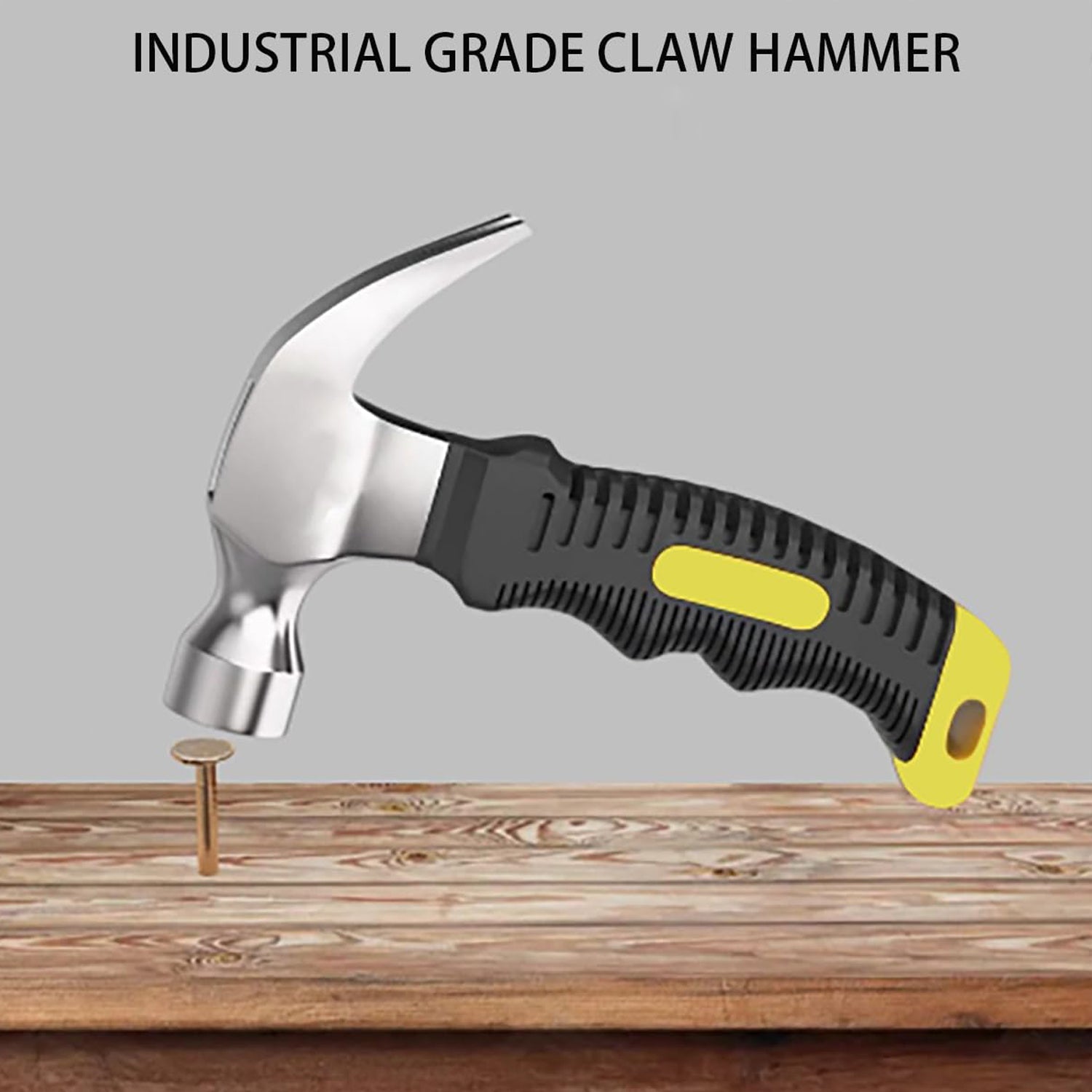 Close-up of the multi-purpose hammer, showcasing its balanced design.
