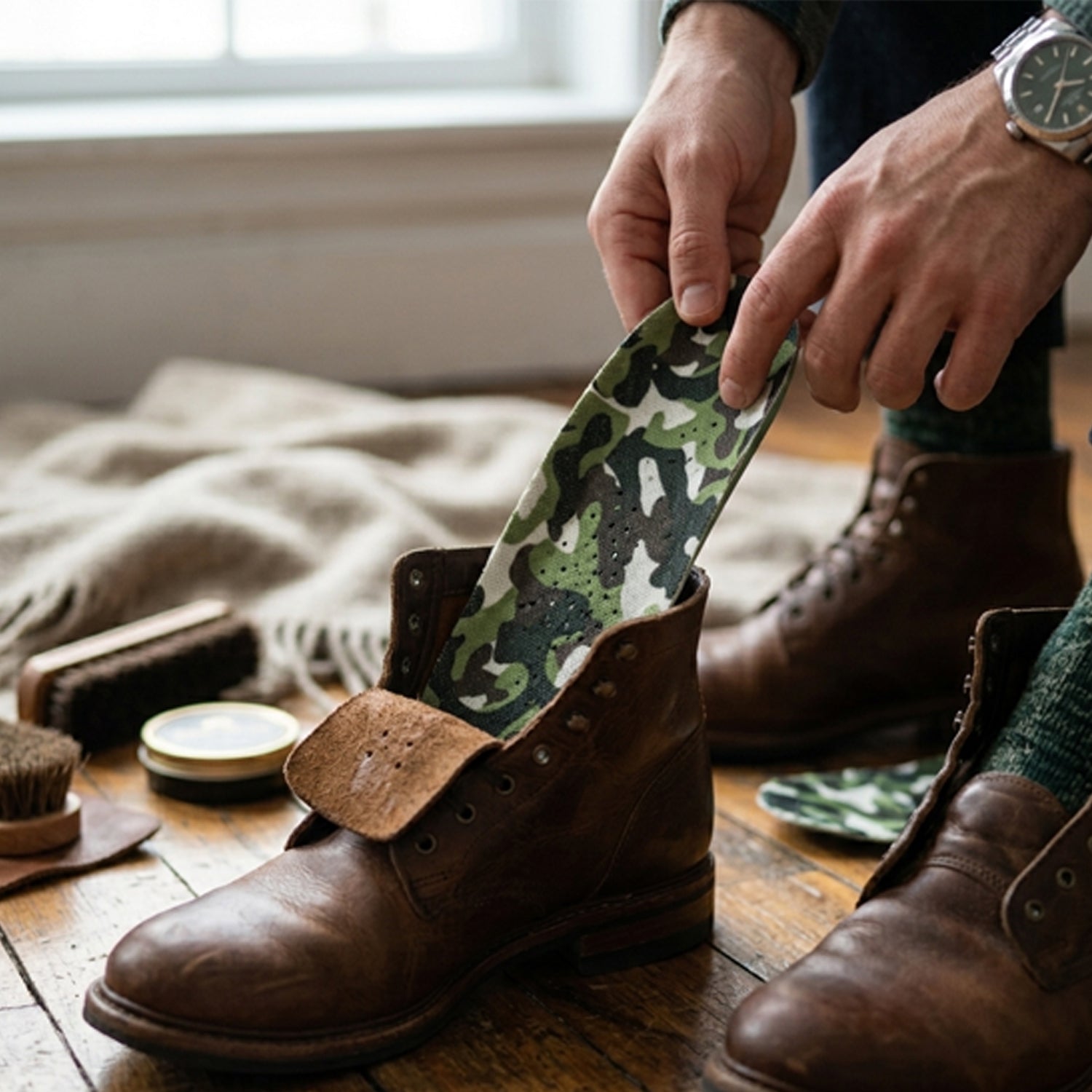 Soft cushion printed shoe inserts