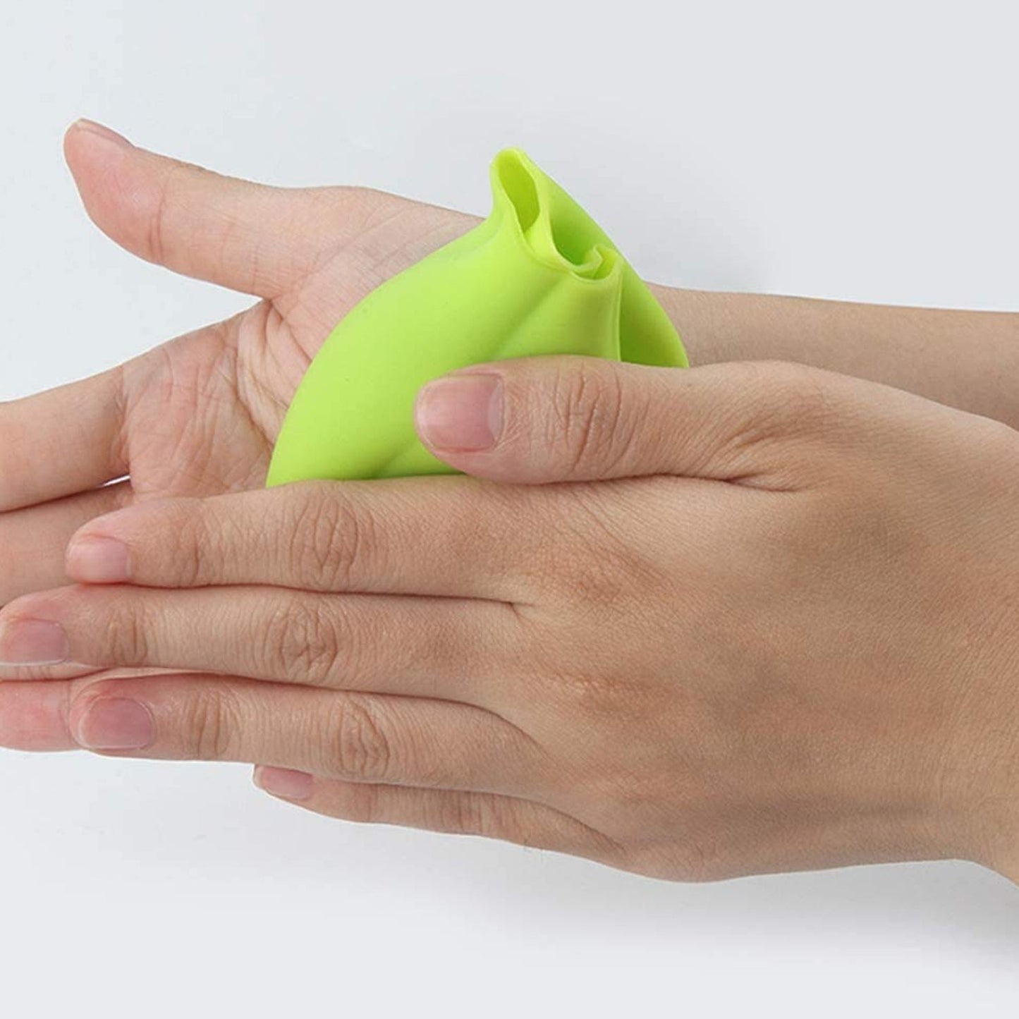 A single silicone garlic peeler ready for use in any kitchen.