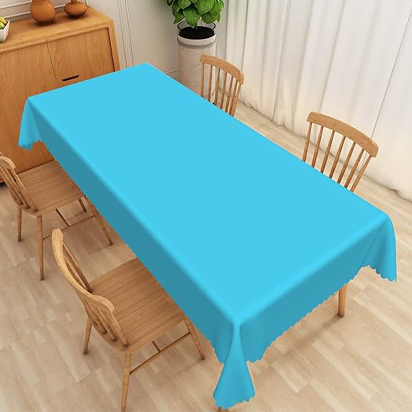 Washable and reusable table cloth suitable for kitchen and dining