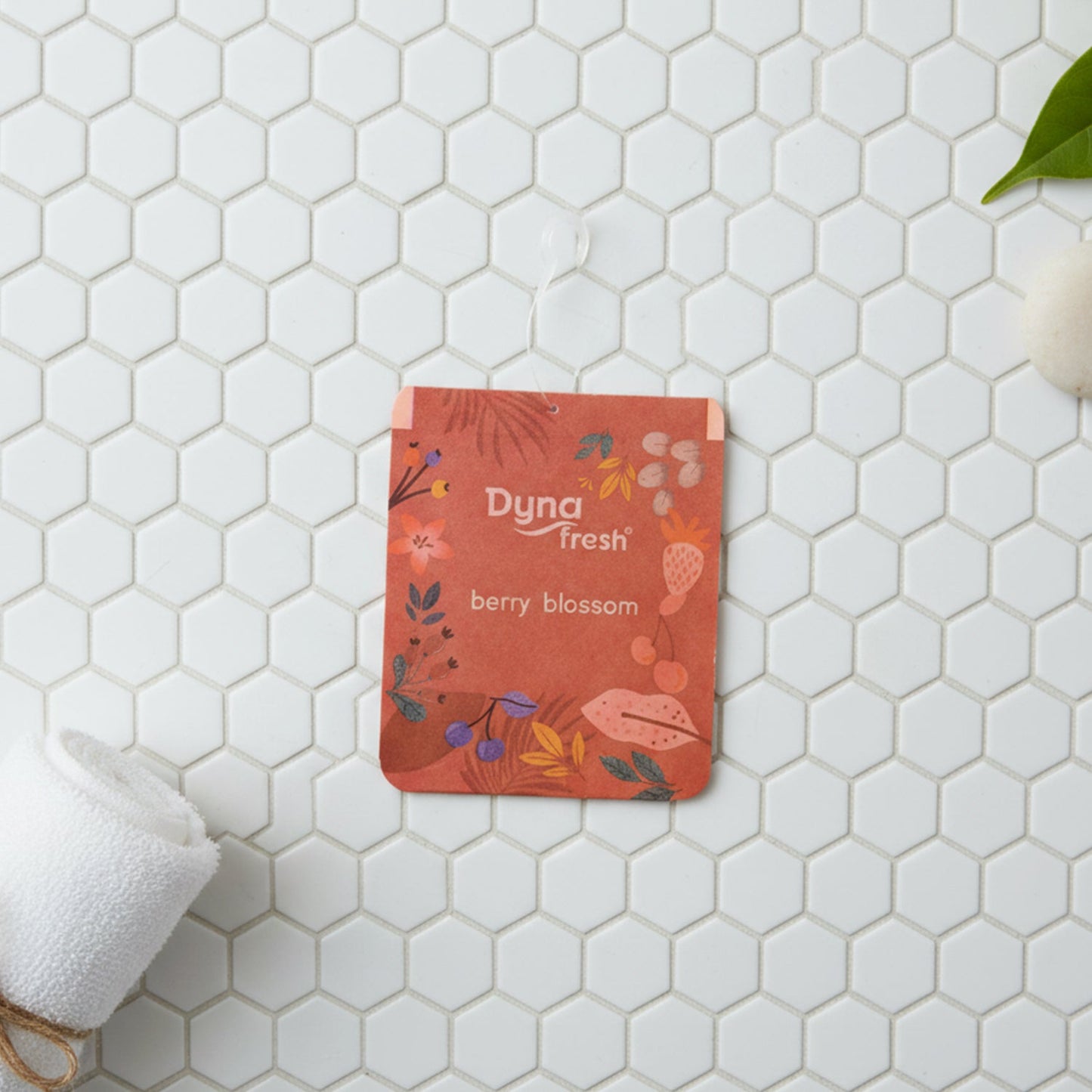 Fresh berry blossom bathroom gel freshener in stylish container