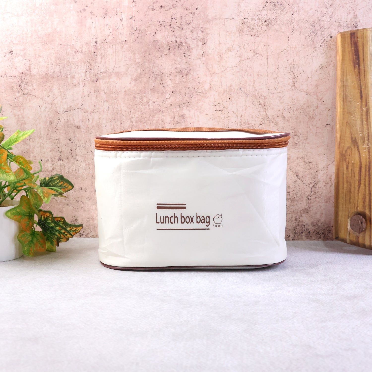 Compact bento lunch box set with secure locking lids for office or school